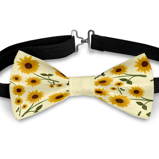 Sunflower Flowers Bow Tie Bowties