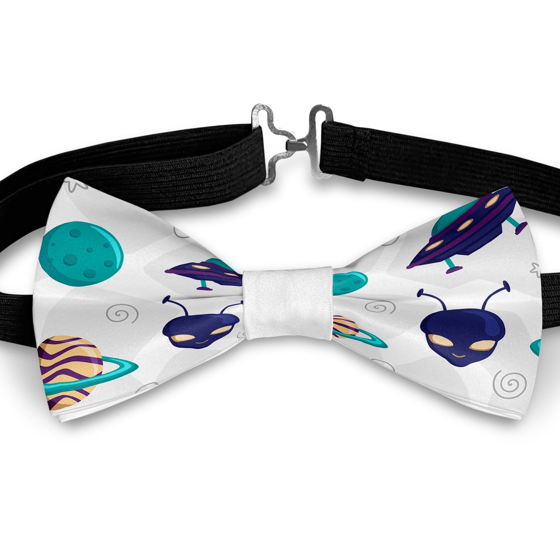 Funny Space Ufo Bow Tie Bowties