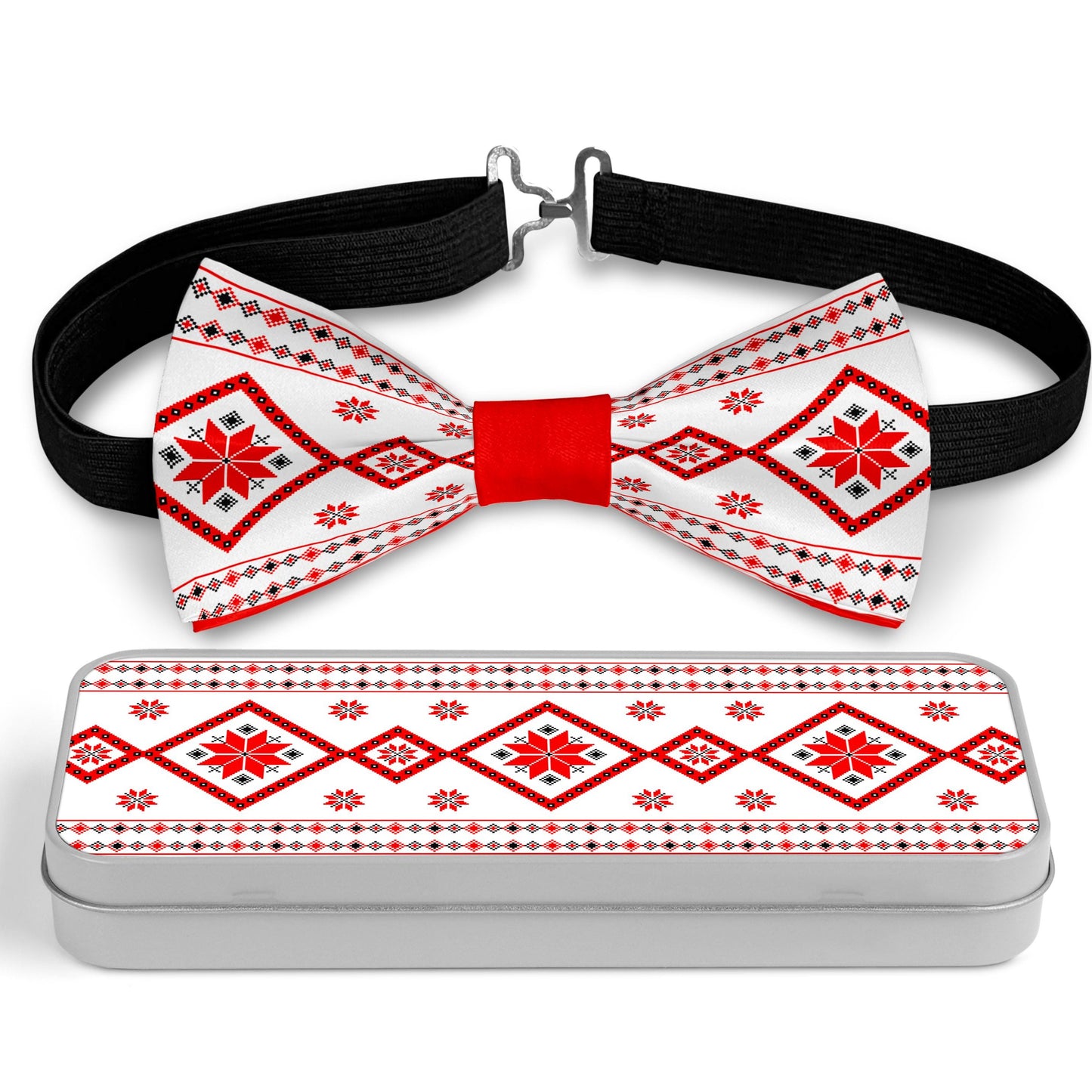 Traditional Ukraine Ornaments Bow Tie Bowties