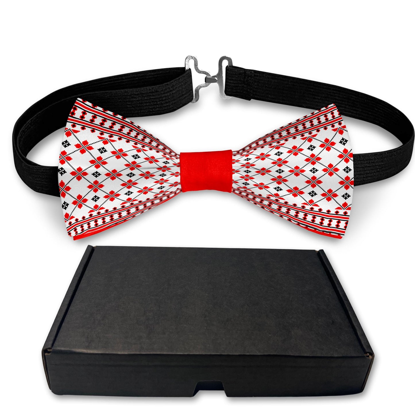 Traditional Ukraine Ornaments Bow Tie Bowties