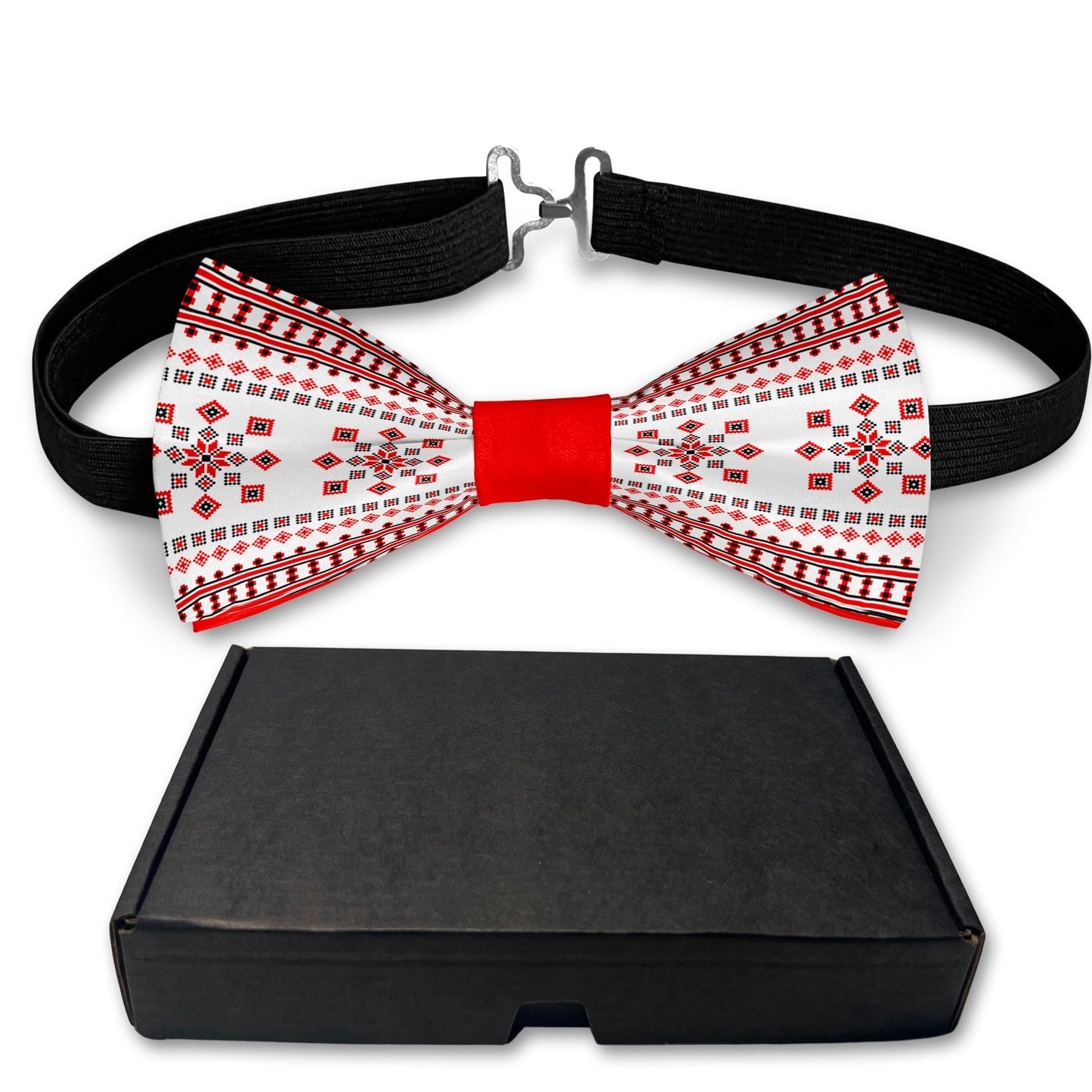 Traditional Ukraine Ornaments Bow Tie Bowties