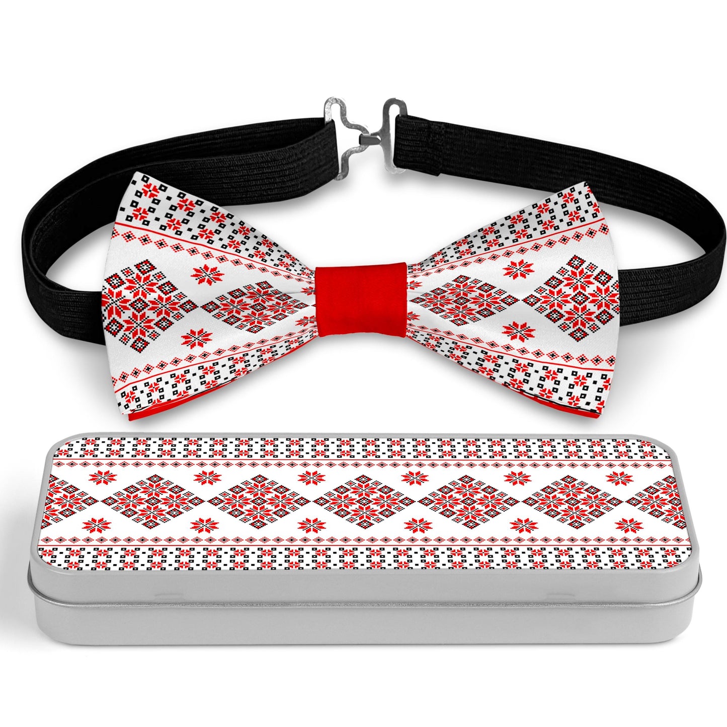 Traditional Ukraine Ornaments Bow Tie Bowties