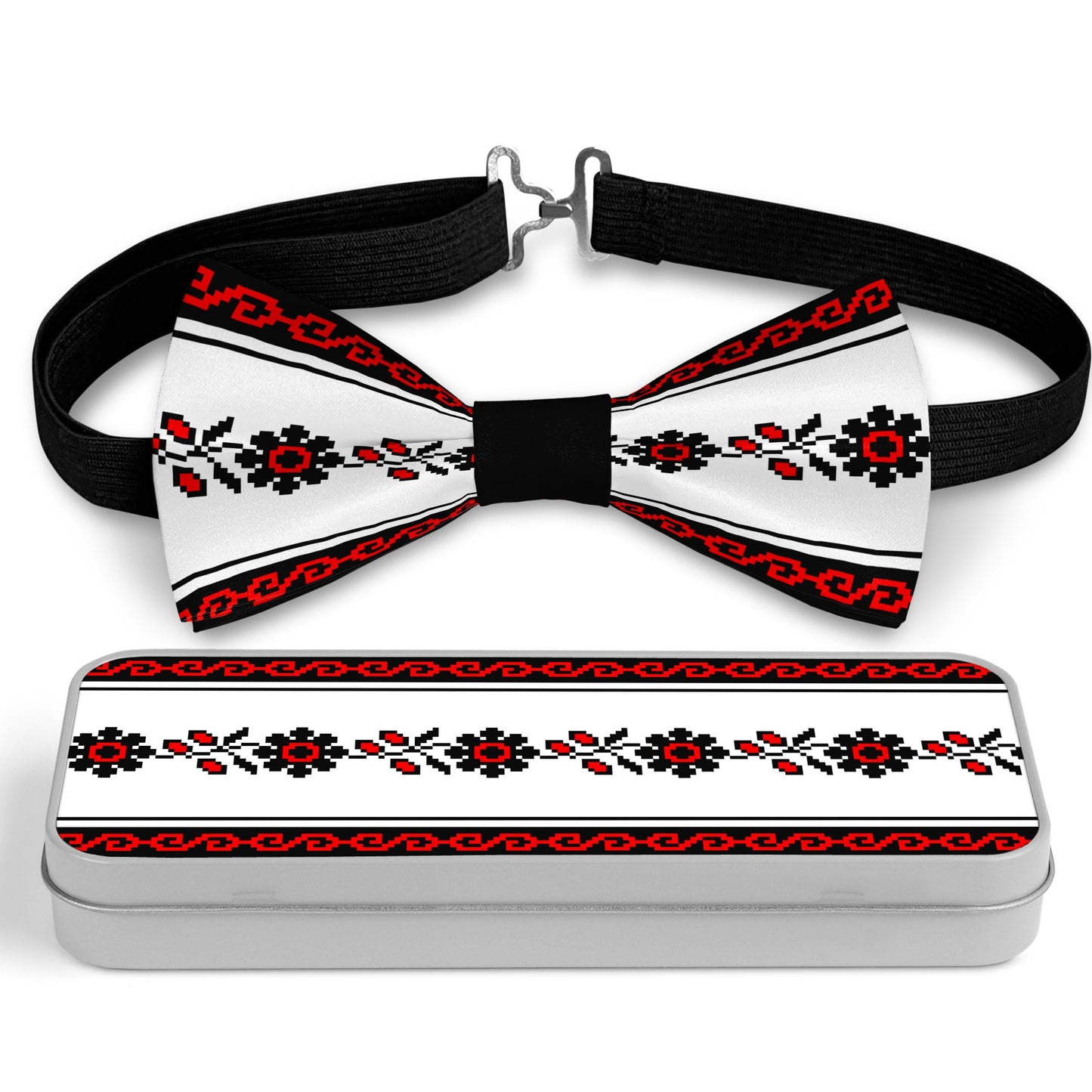 Traditional Ukraine Ornaments Bow Tie Bowties