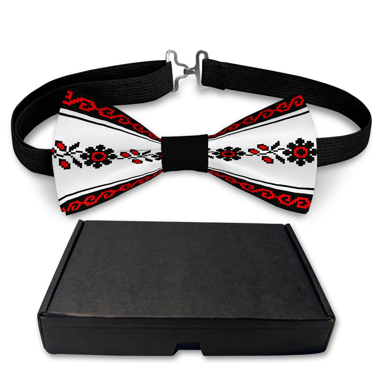 Traditional Ukraine Ornaments Bow Tie Bowties