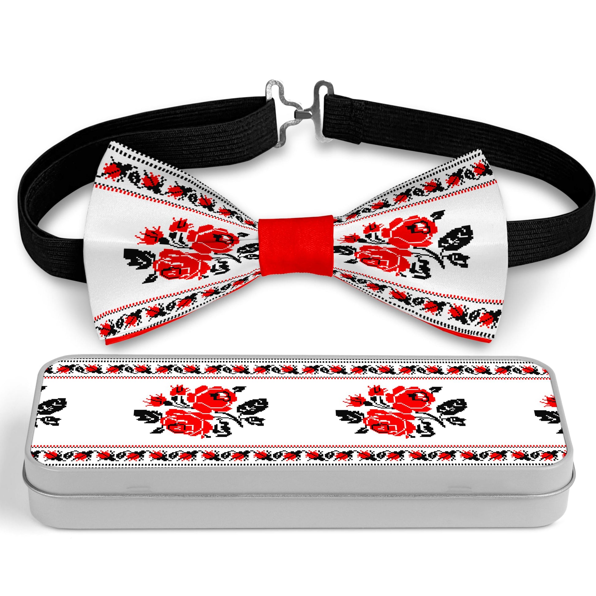 Traditional Ukraine Ornaments Bow Tie Bowties