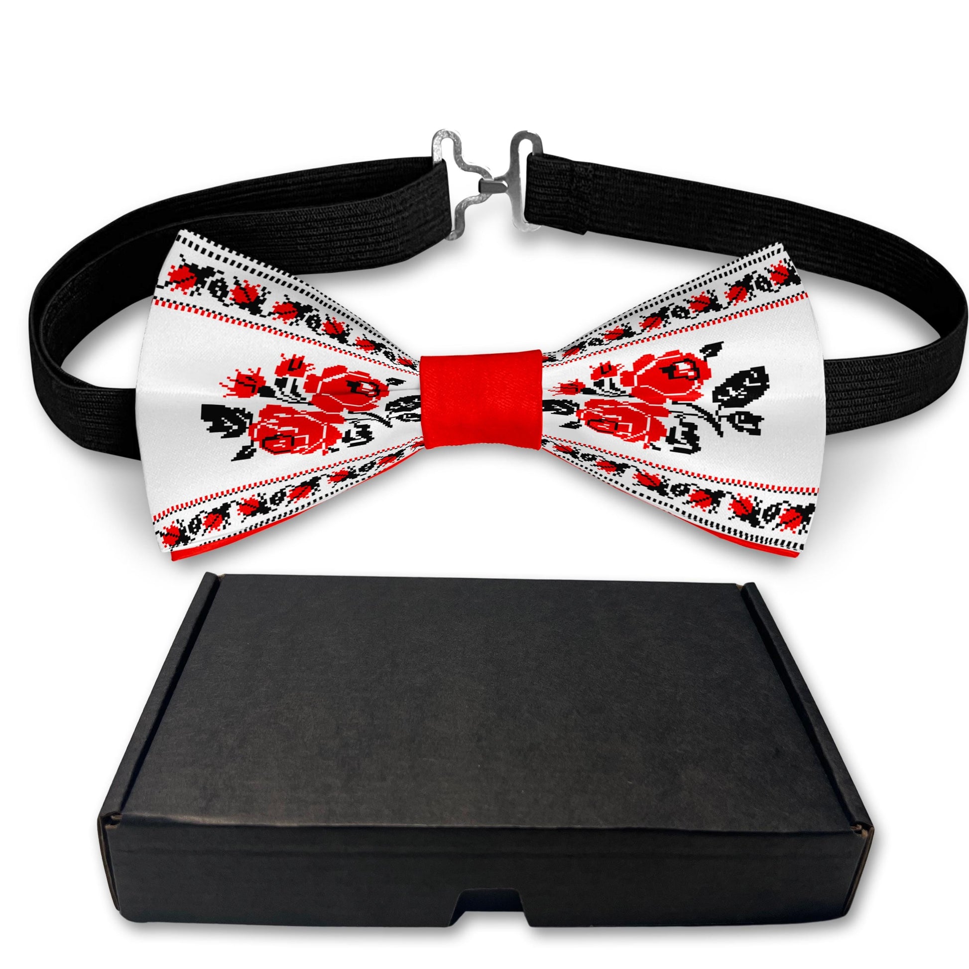Traditional Ukraine Ornaments Bow Tie Bowties