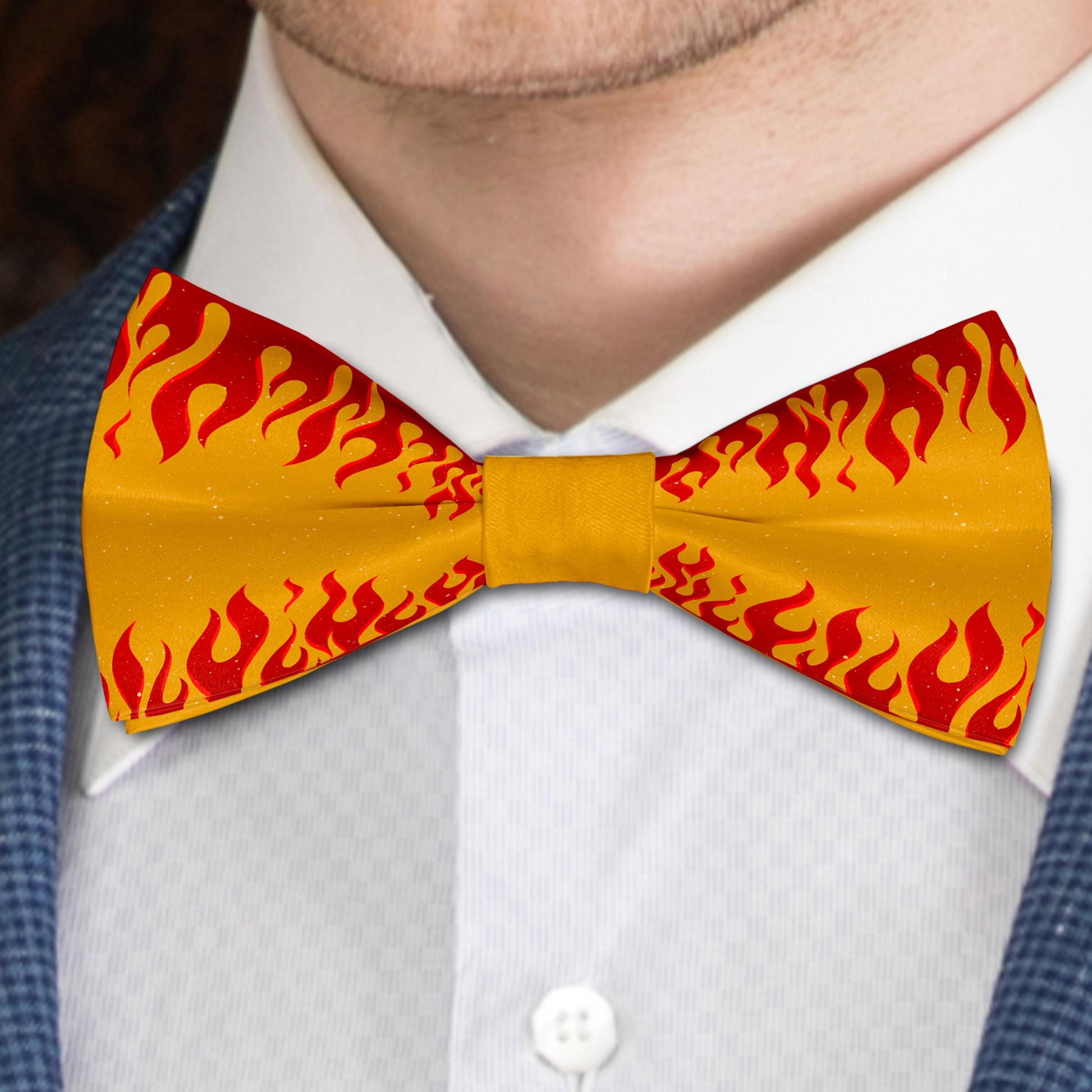 Fire Flame Bow Tie Bowties