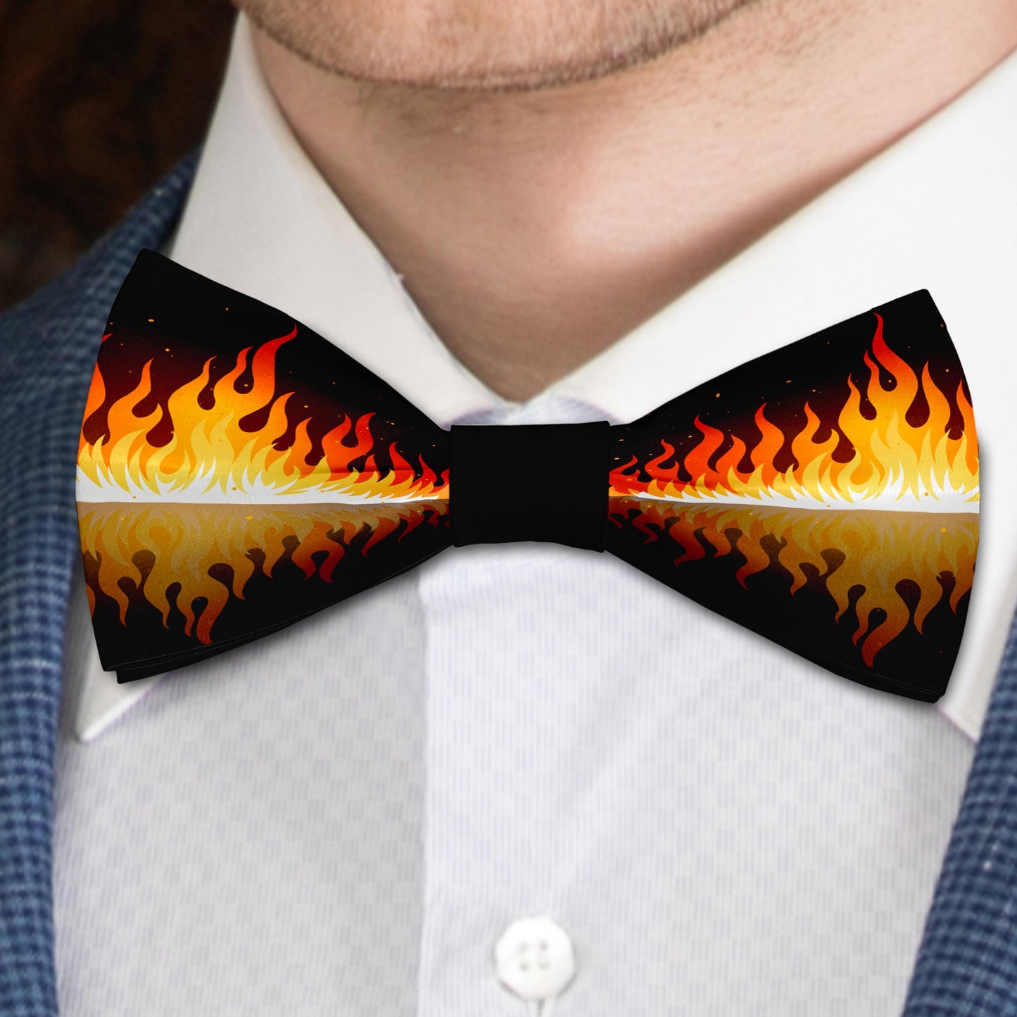 Fire Flame Bow Tie Bowties