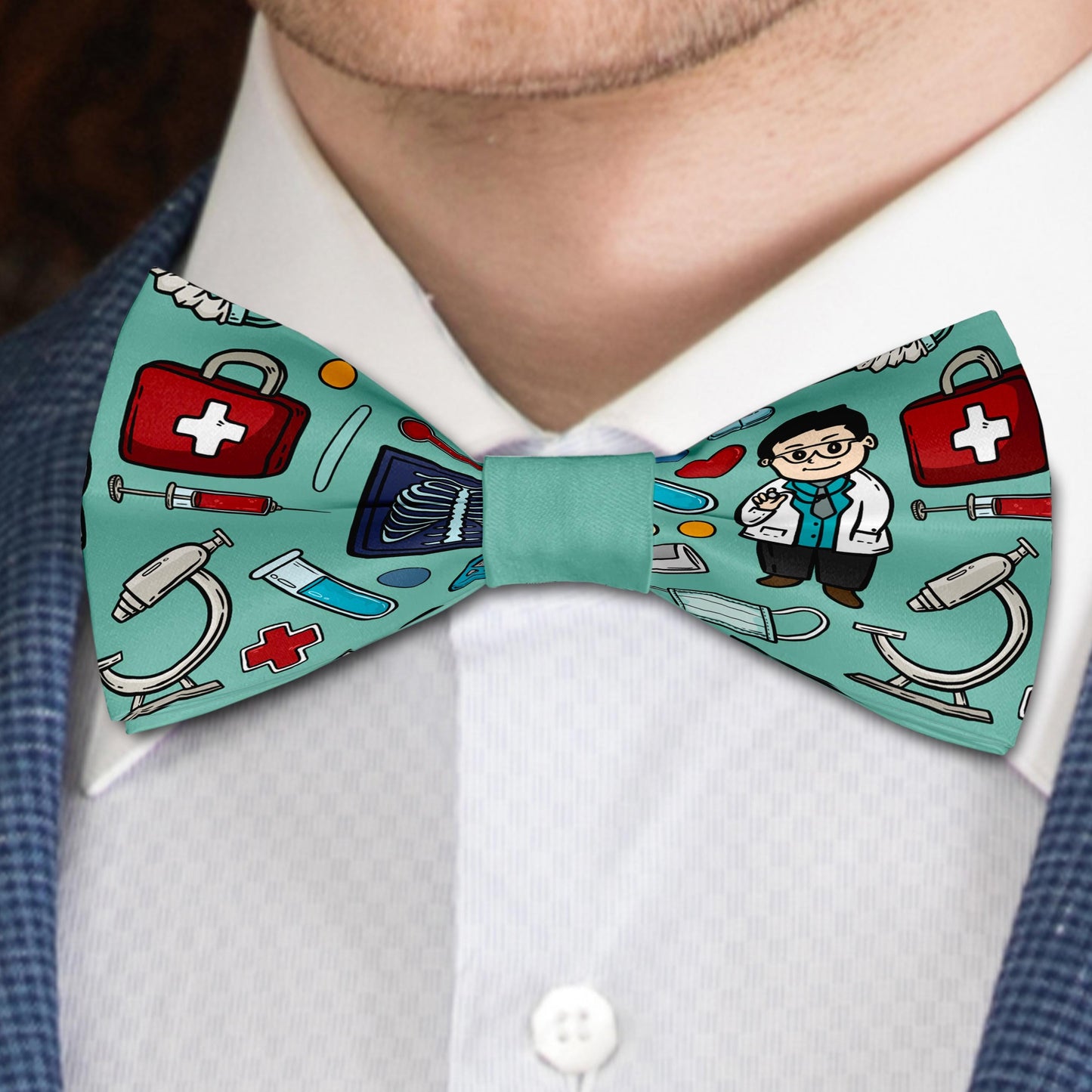 Handmade Medical-Themed Bow Tie Bowties
