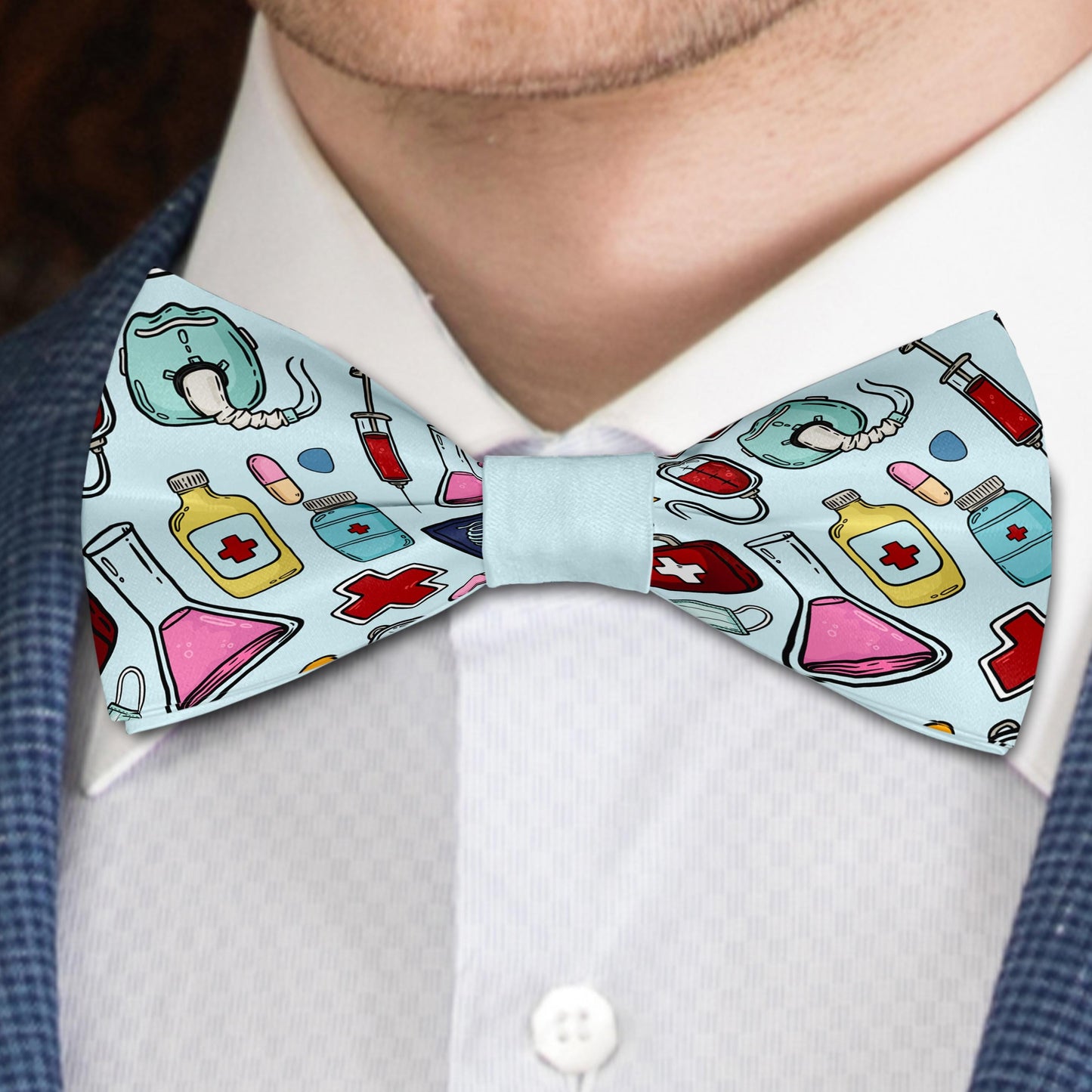 Handmade Medical-Themed Bow Tie Bowties