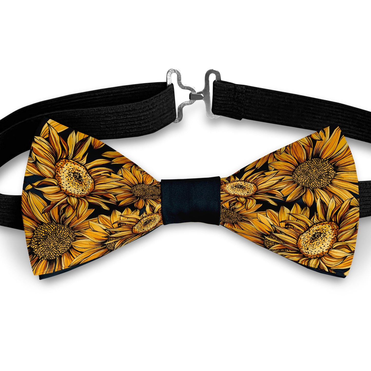 Sunflower blossoms print Bow Tie Bowties