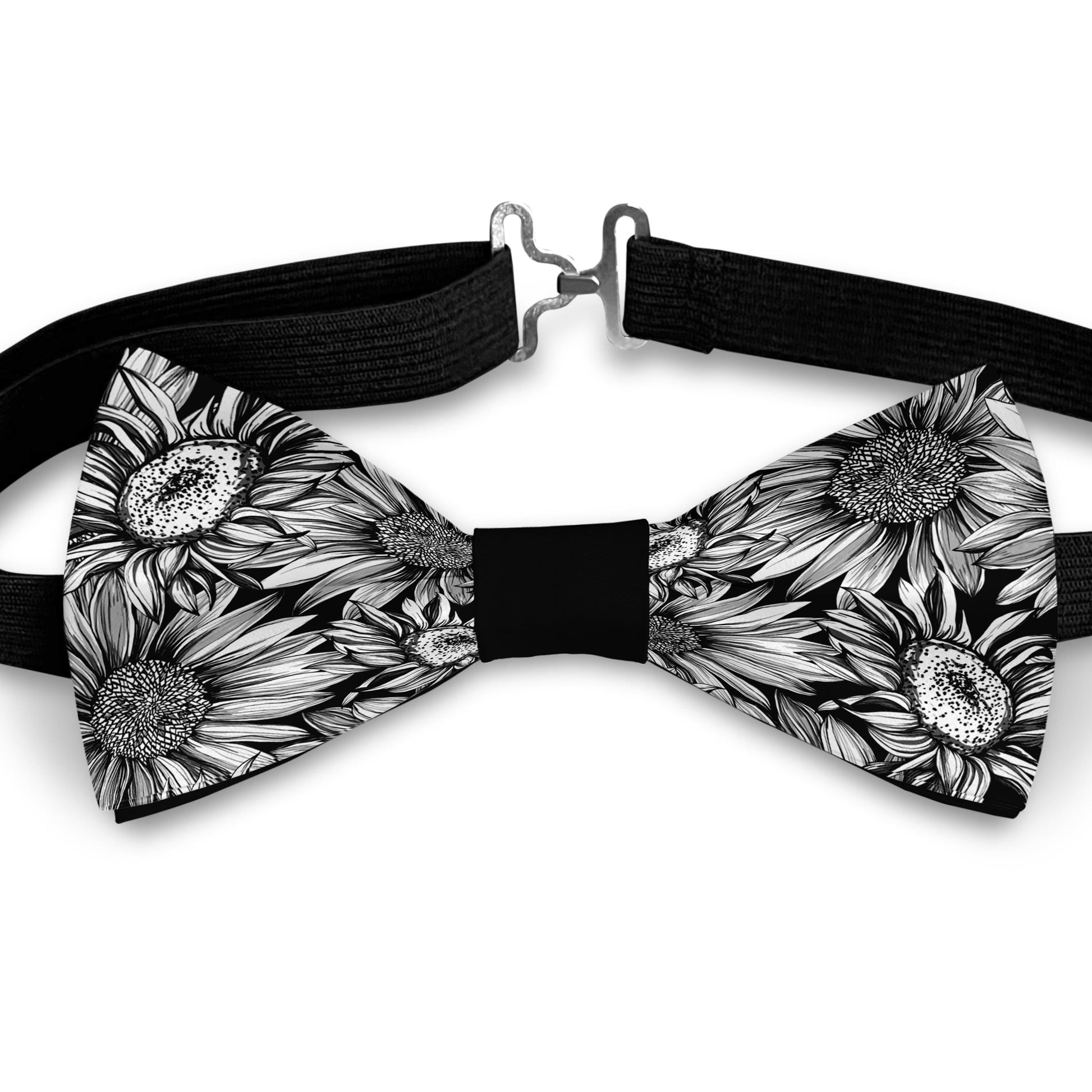 Sunflower blossoms print Bow Tie Bowties