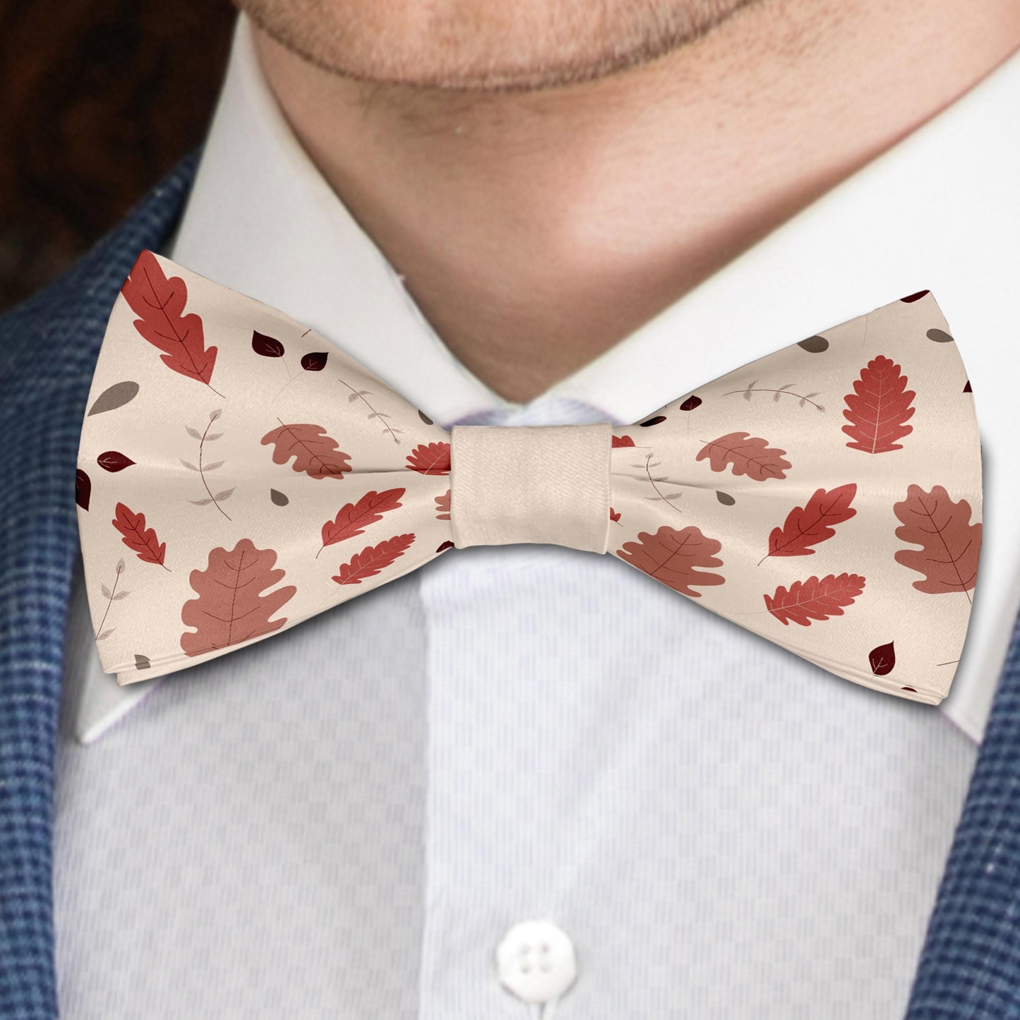 Oak Tree Leaves Bow Tie Bowties
