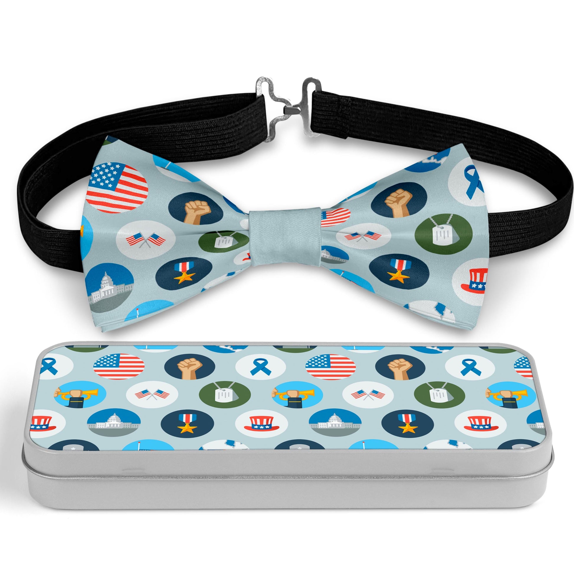 US Holiday Patriotic Bow Tie Bowties