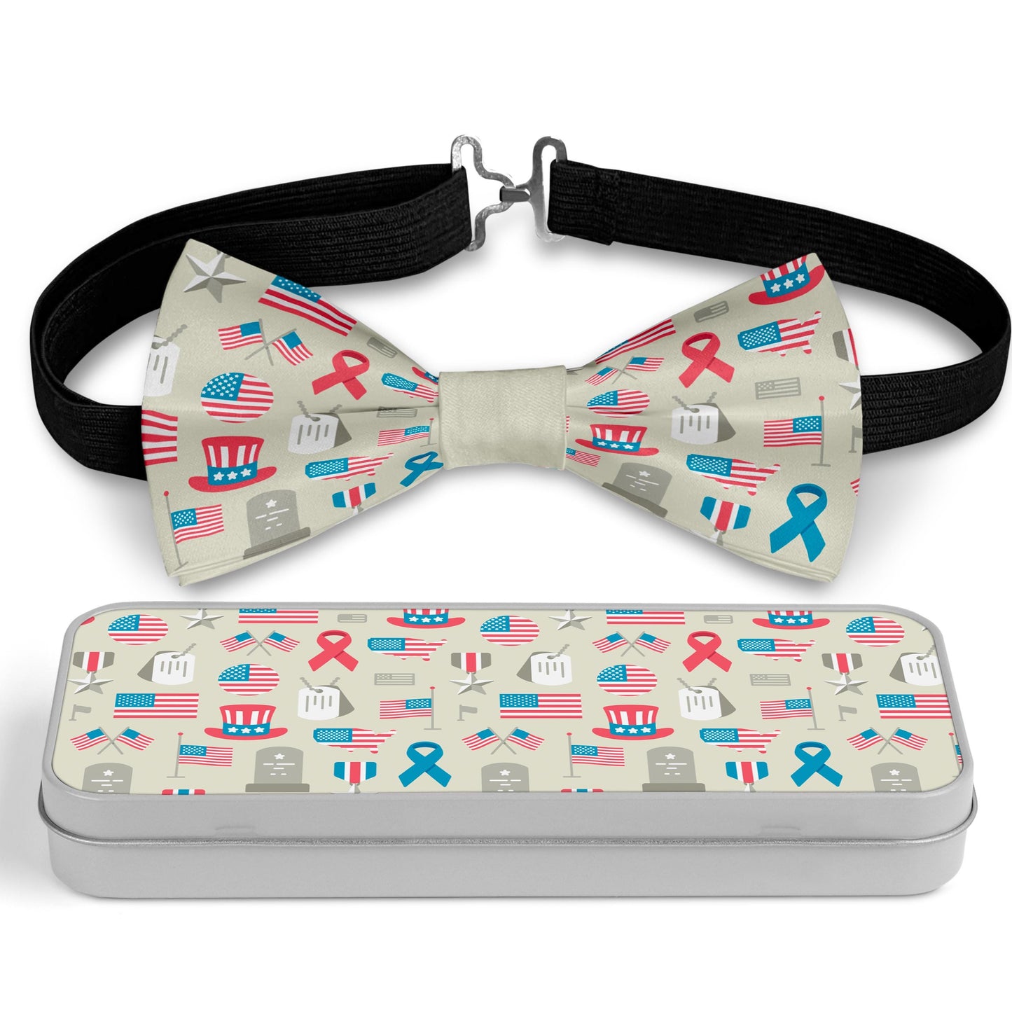 US Holiday Patriotic Bow Tie Bowties