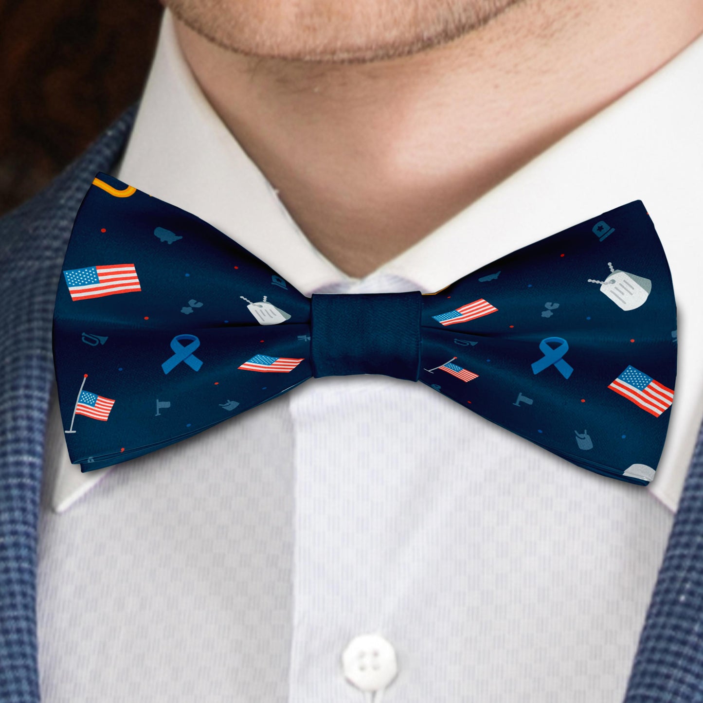 US Holiday Patriotic Bow Tie Bowties