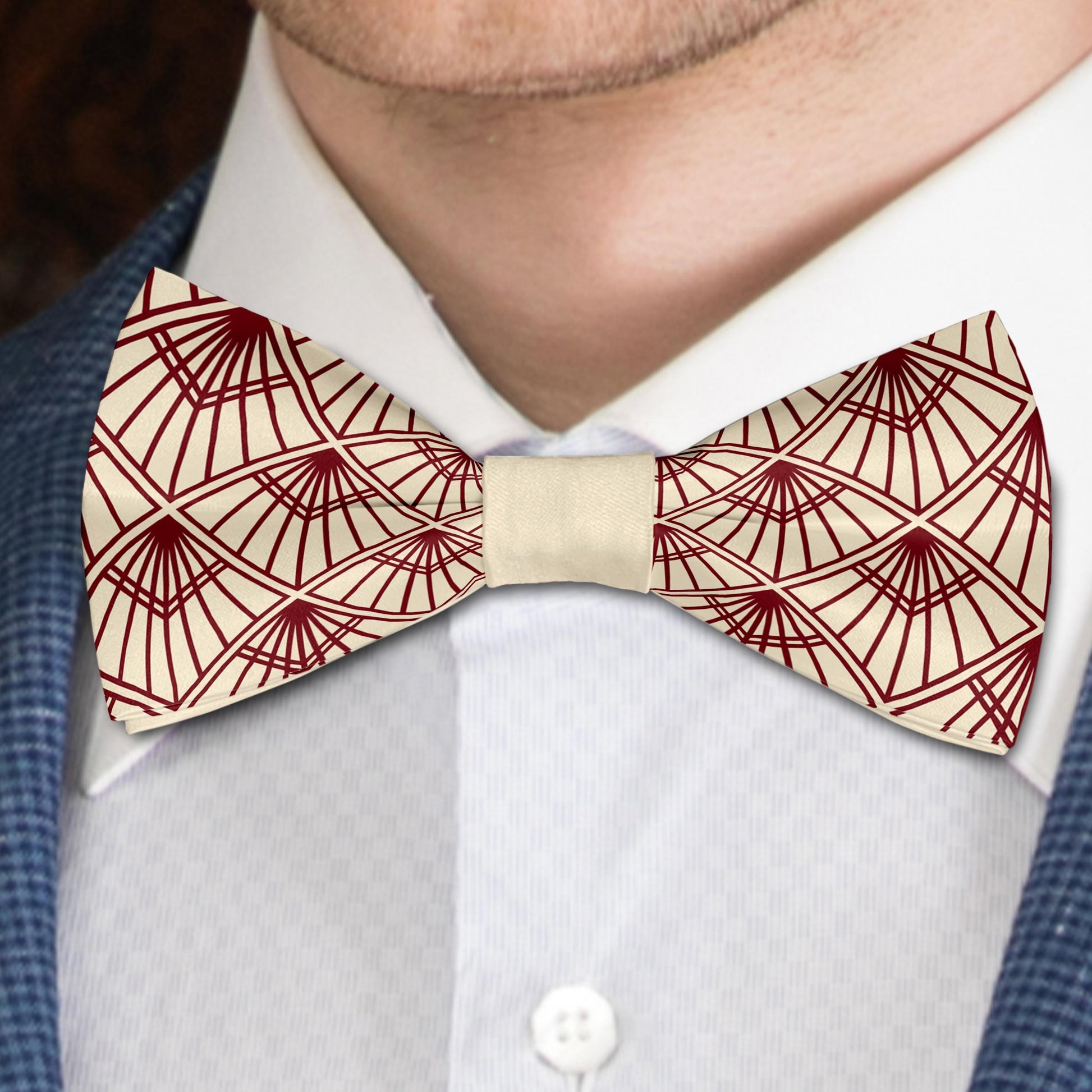 Art Deco print Bow Tie Bowties