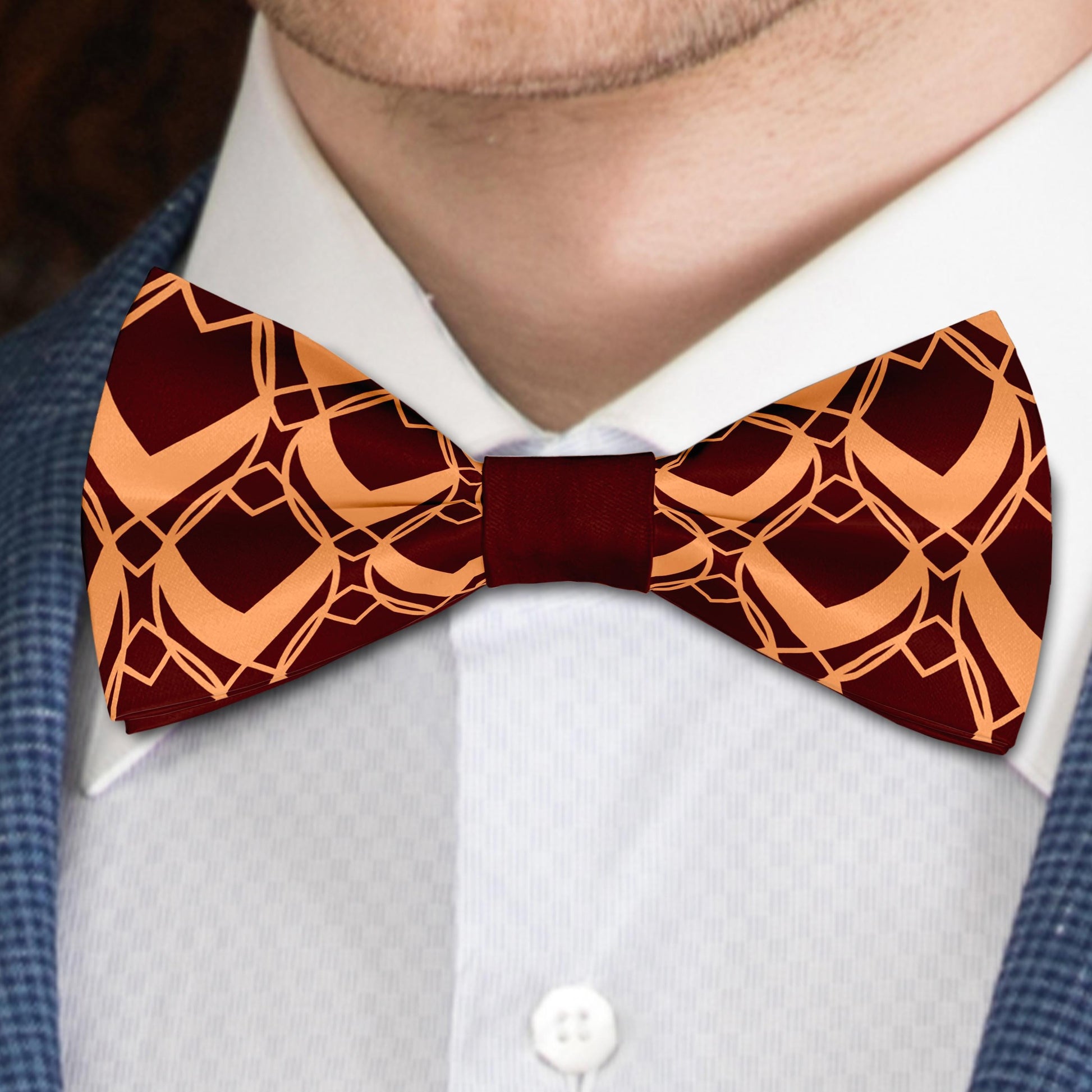 Art Deco print Bow Tie Bowties