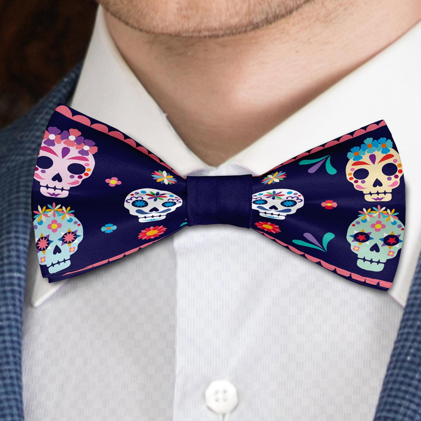 Sugar Skull theme Bow Tie Bowties