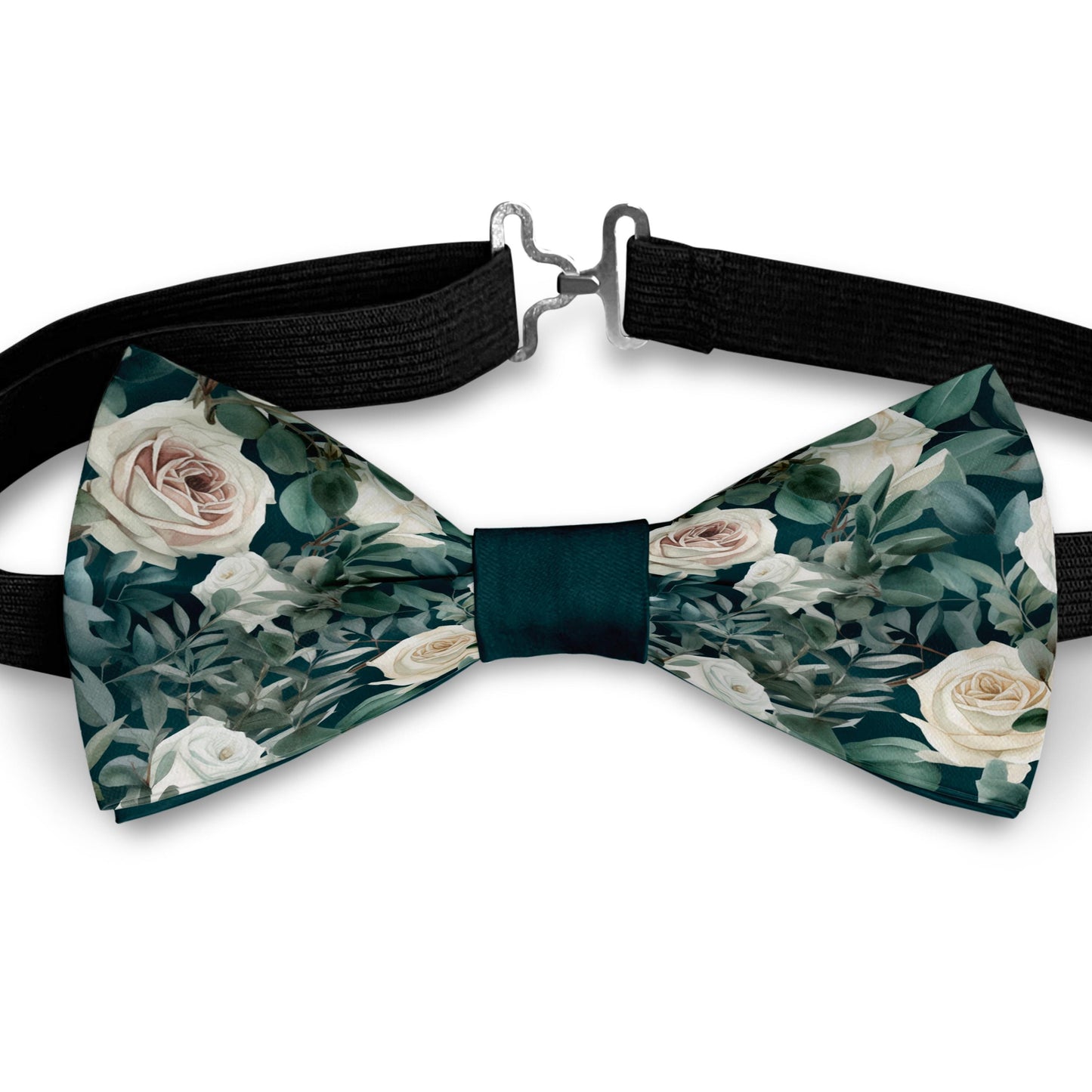 Eucalyptus and Roses Bow Tie Bowties
