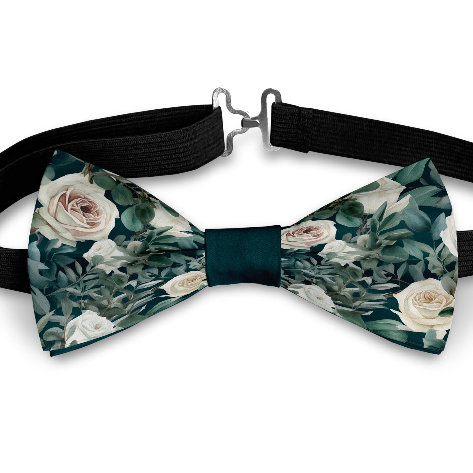 Eucalyptus and Roses Bow Tie Bowties