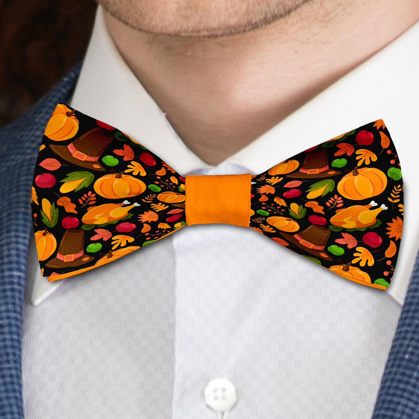 Thanksgiving Theme Bow Tie Bowties