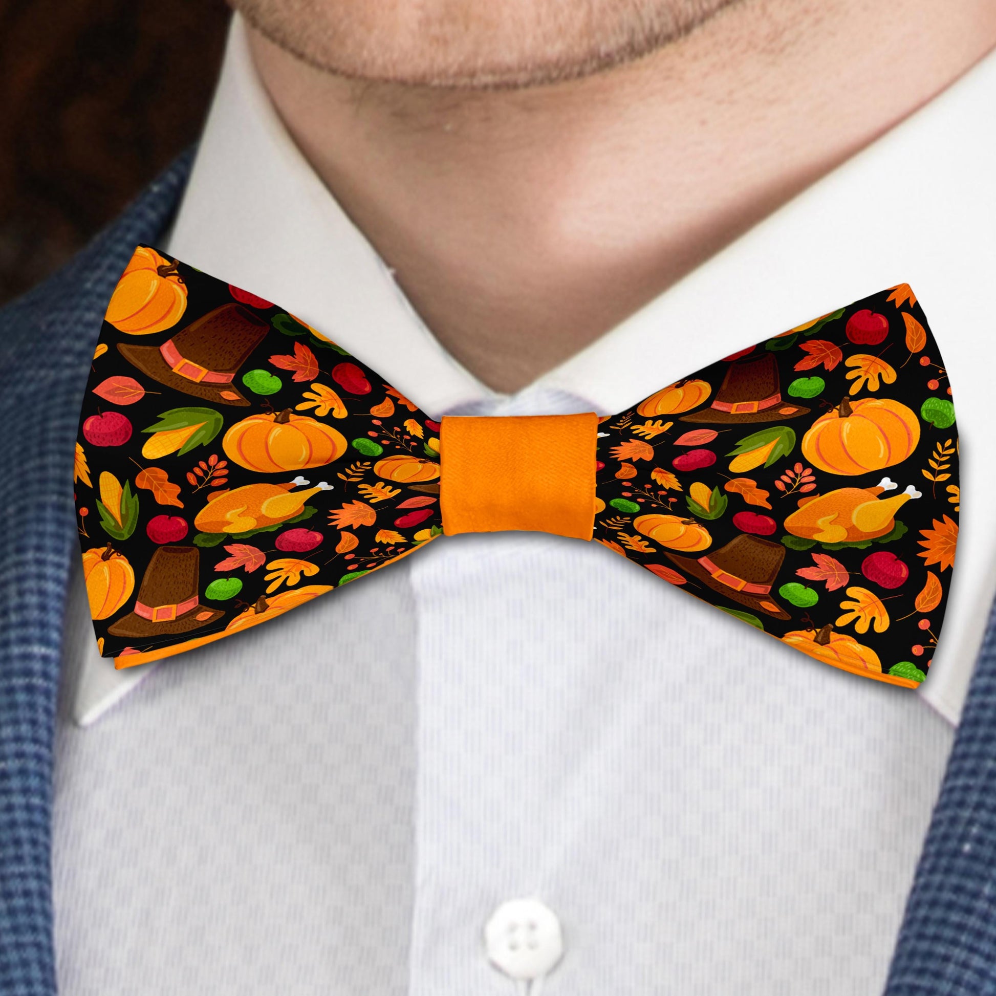 Thanksgiving Theme Bow Tie Bowties