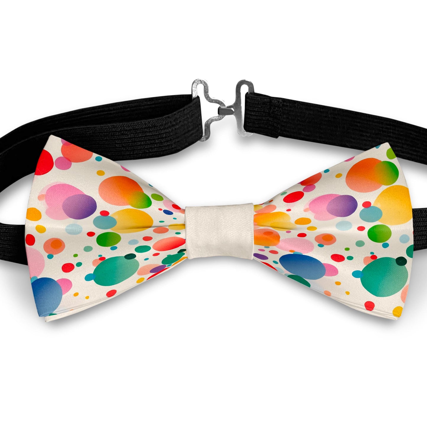 Polka Dot Rainbow Bow Tie Bowties