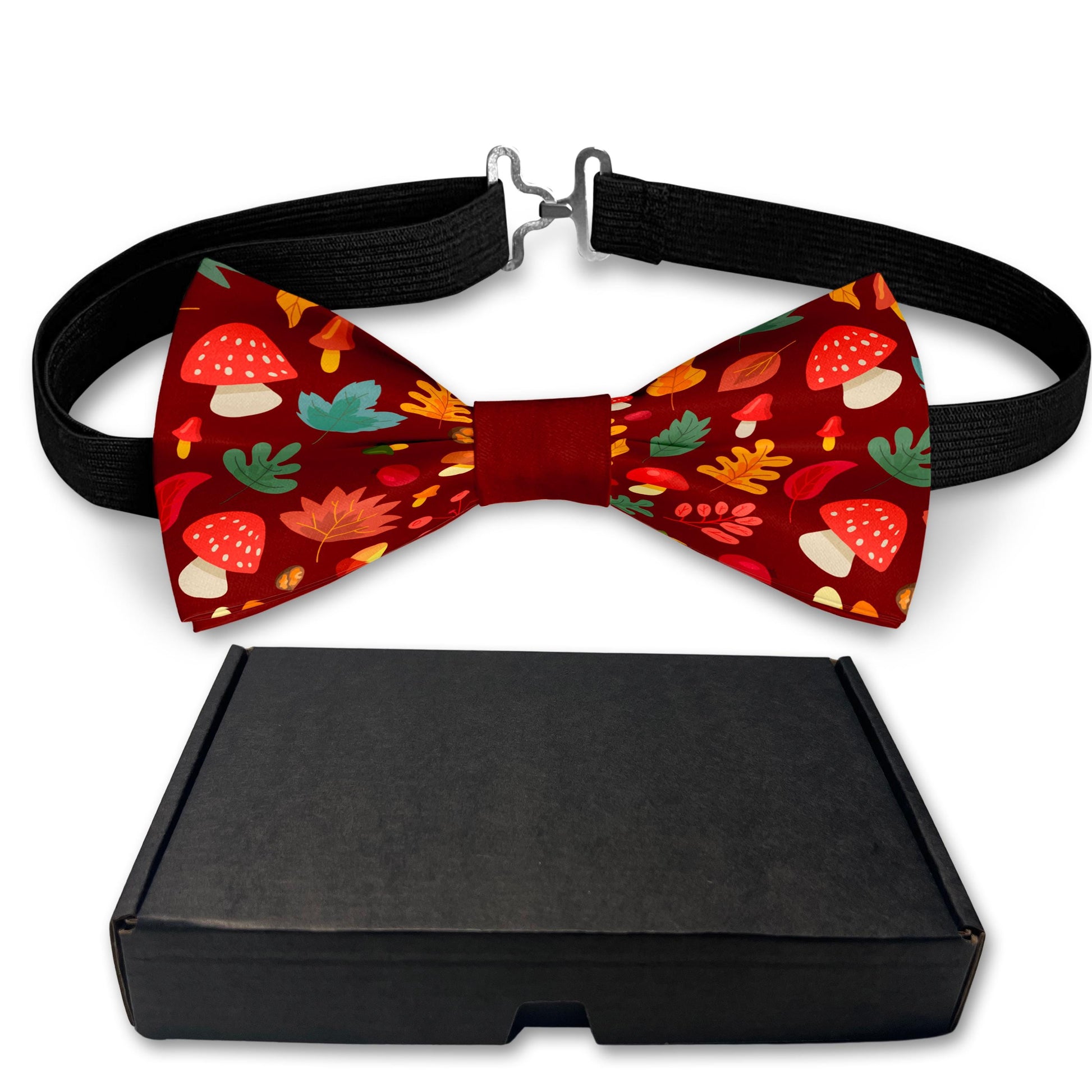 Autumn leaves Mushroom Bow Tie Bowties