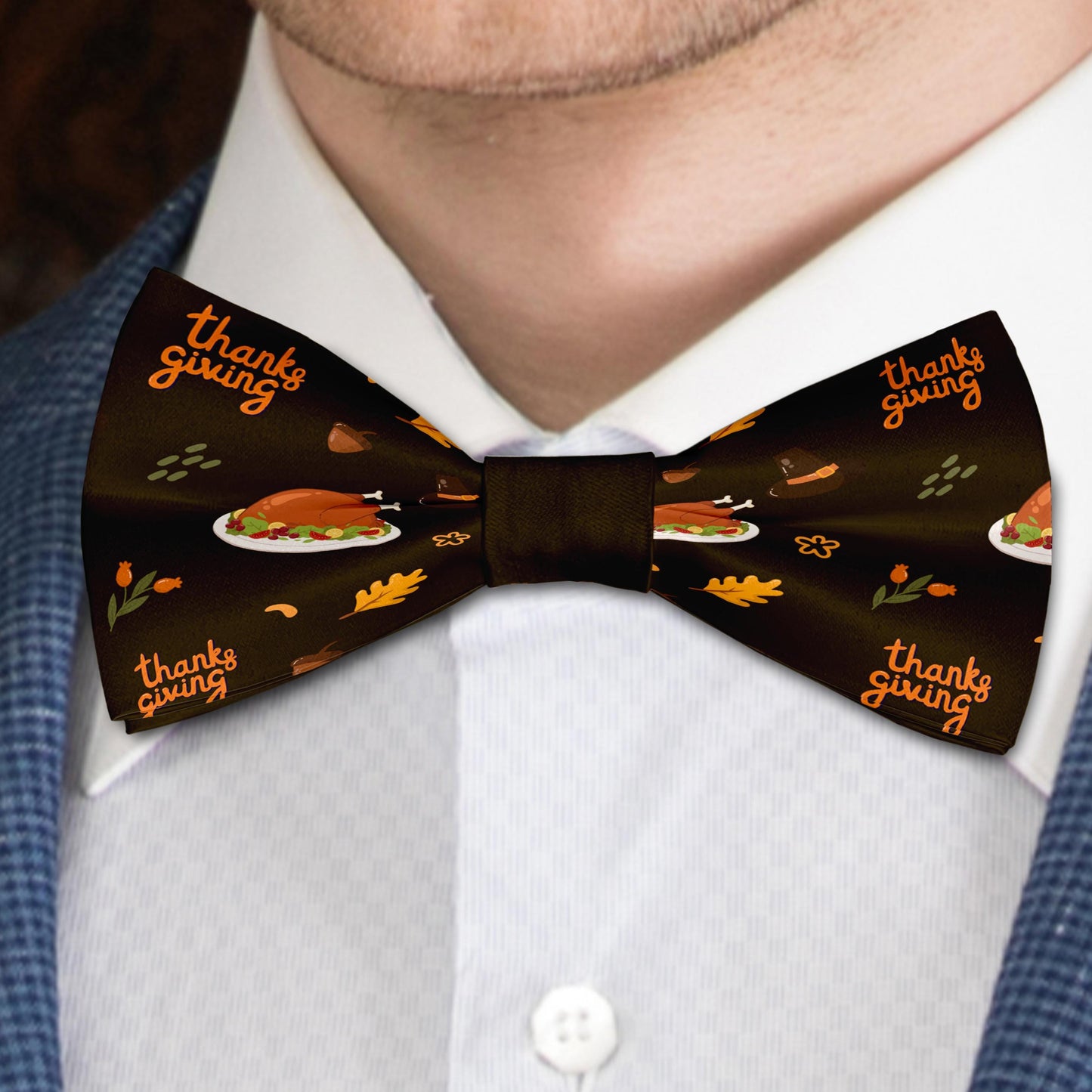 Thanksgiving Theme Bow Tie Bowties