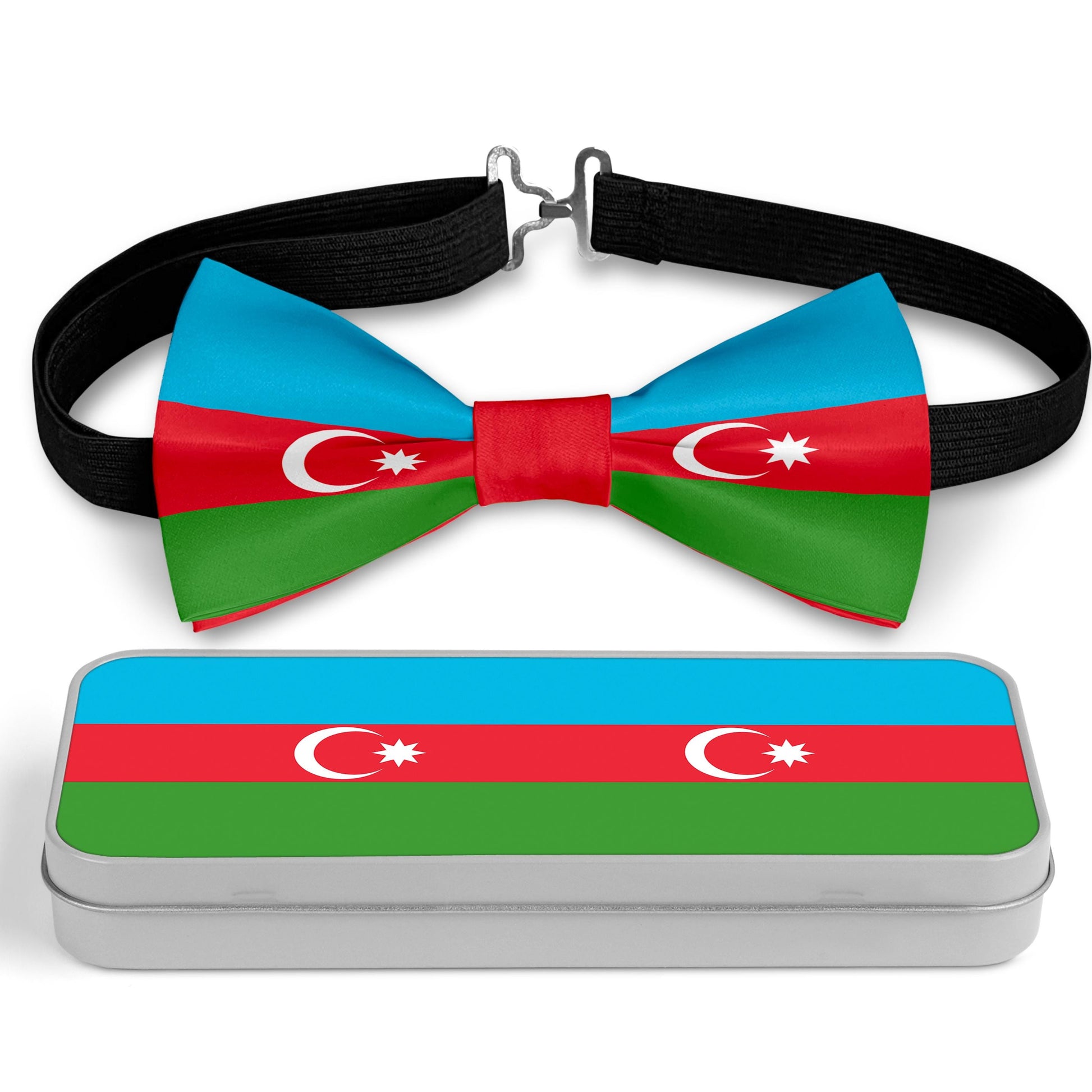 Flag of Azerbaijan Bow Tie Bowties