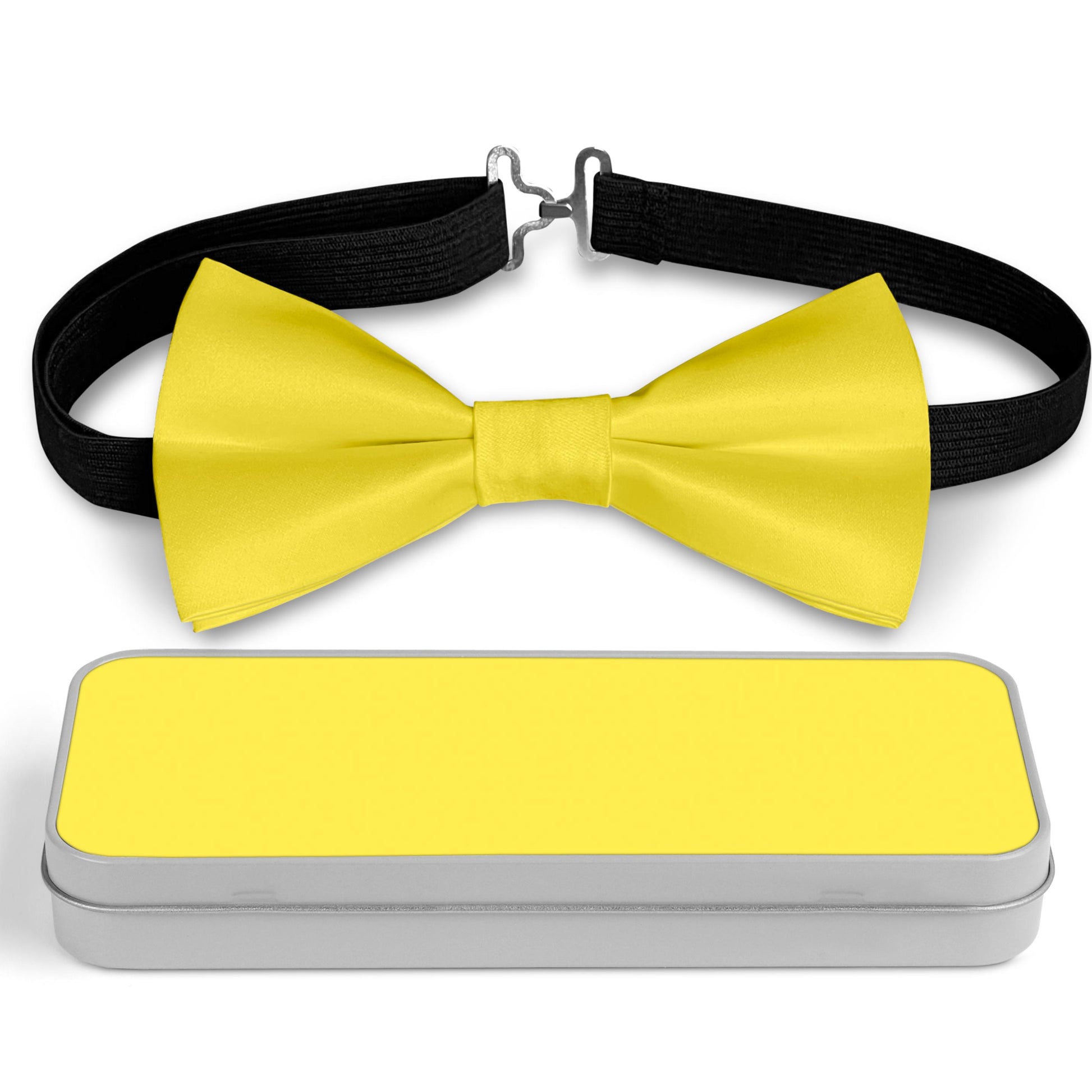 Canary Yellow Color Bow Tie Bowties