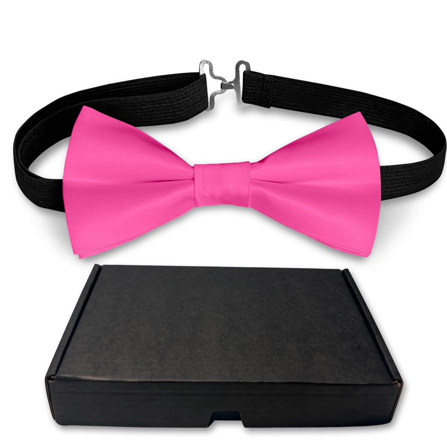 Hot Pink Color Bow Tie Bowties