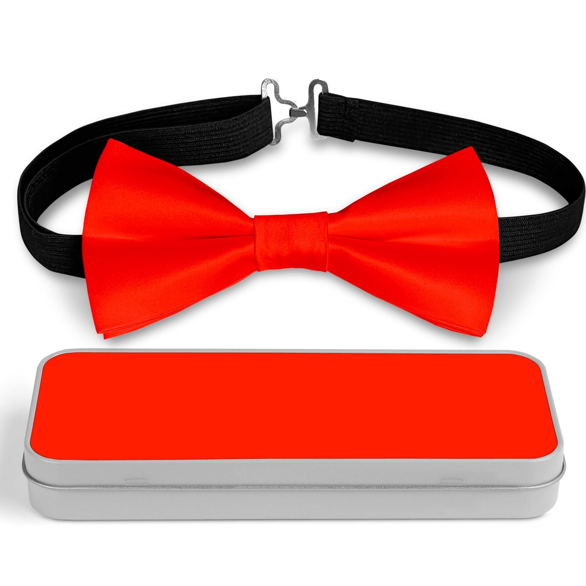 Scarlet Red Color Bow Tie Bowties
