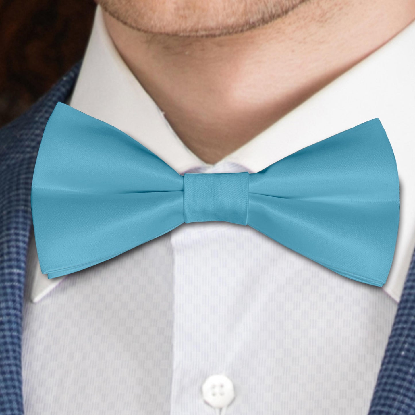 Sky Blue Color Bow Tie Bowties
