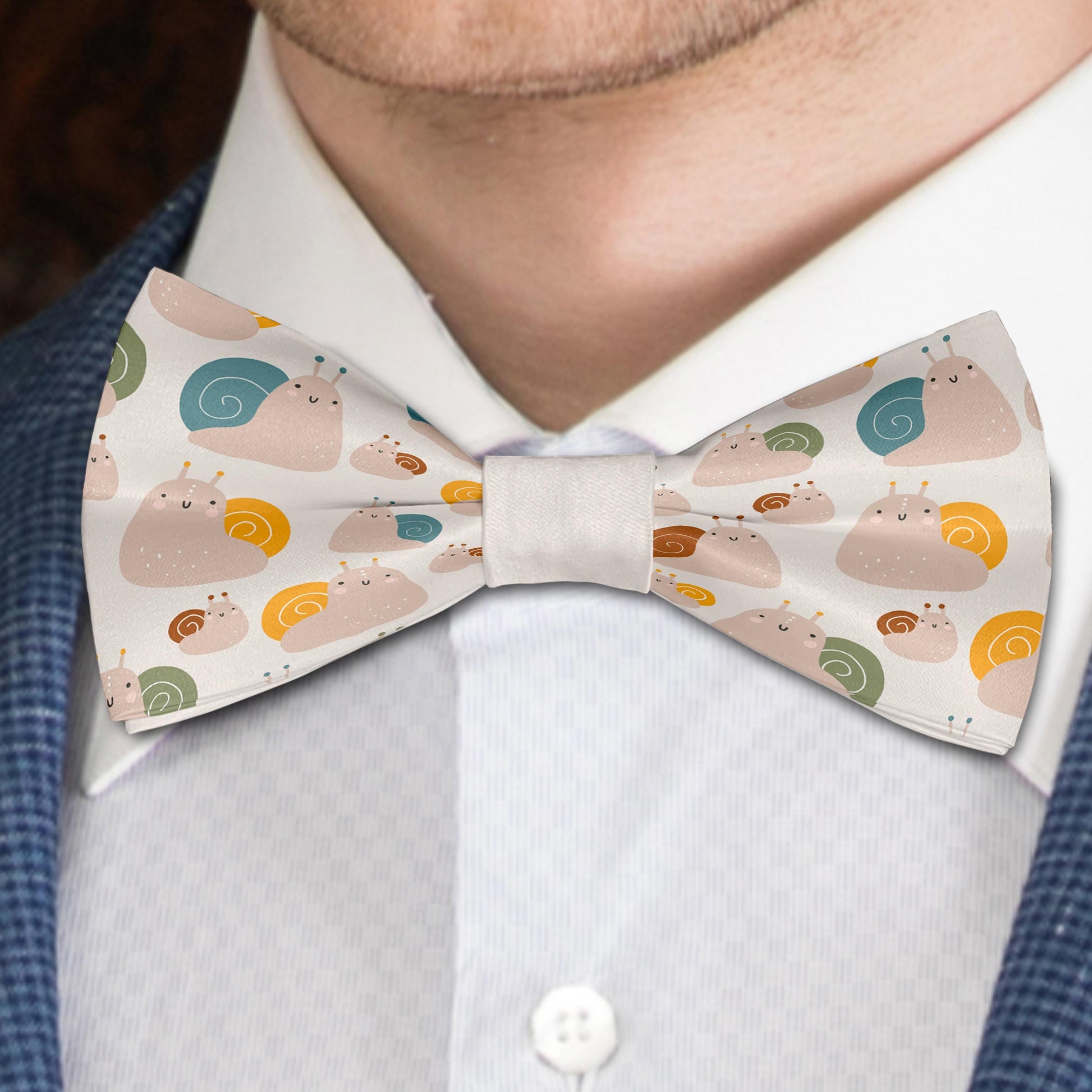 Cute Kawaii Snails Bow Tie Bowties