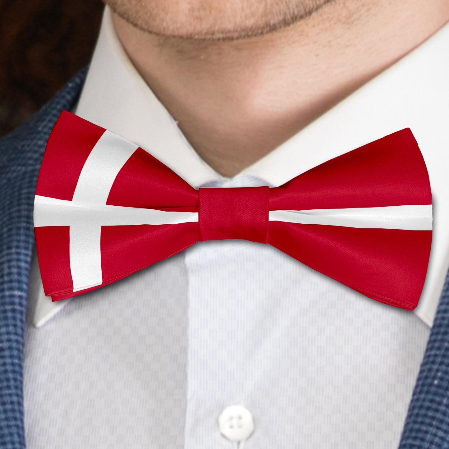Flag of Denmark Bow Tie Bowties