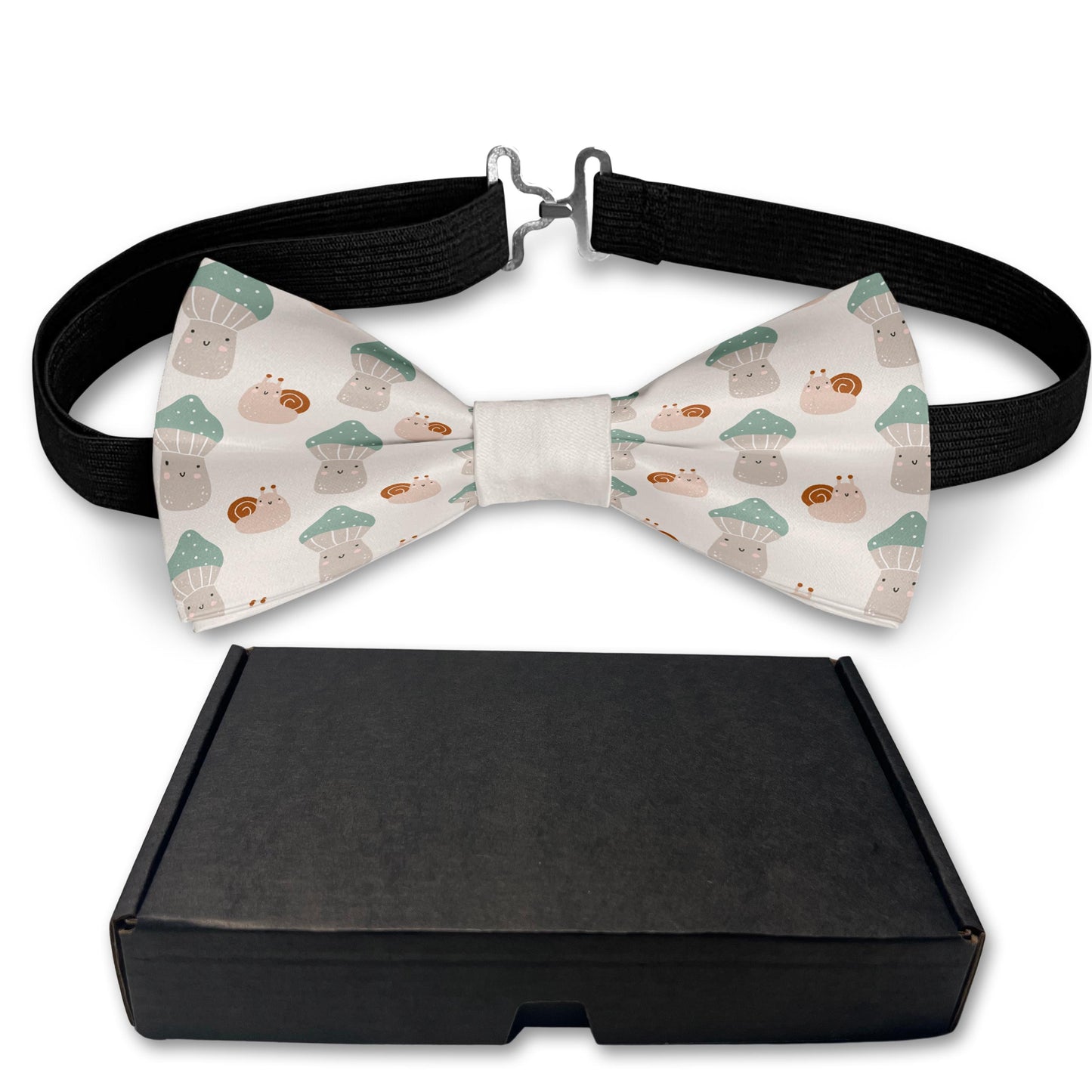 Mushrooms And Snails Bow Tie Bowties