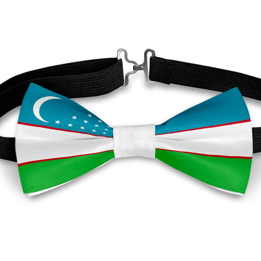 Flag of Uzbekistan Bow Tie Bowties