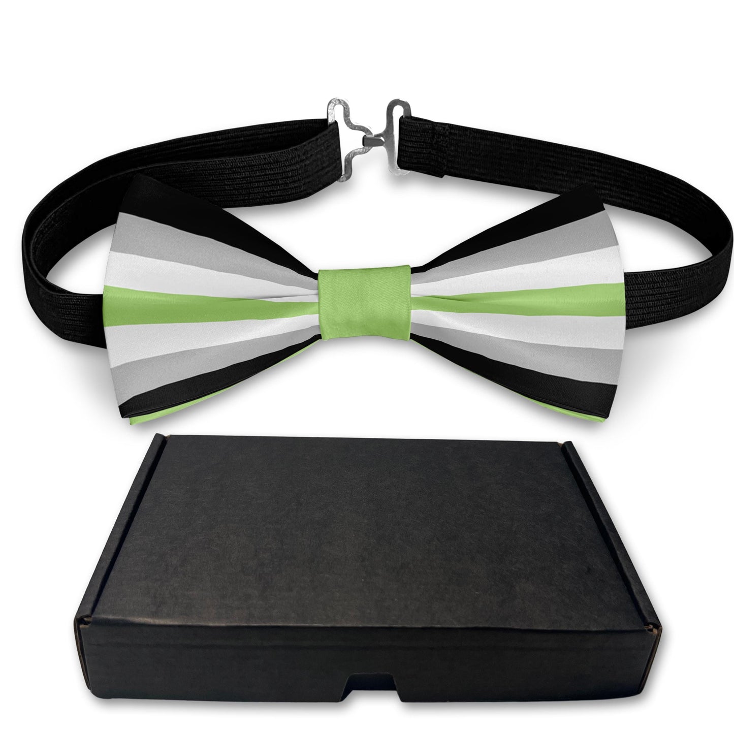 Flag of Agender Bow Tie Bowties