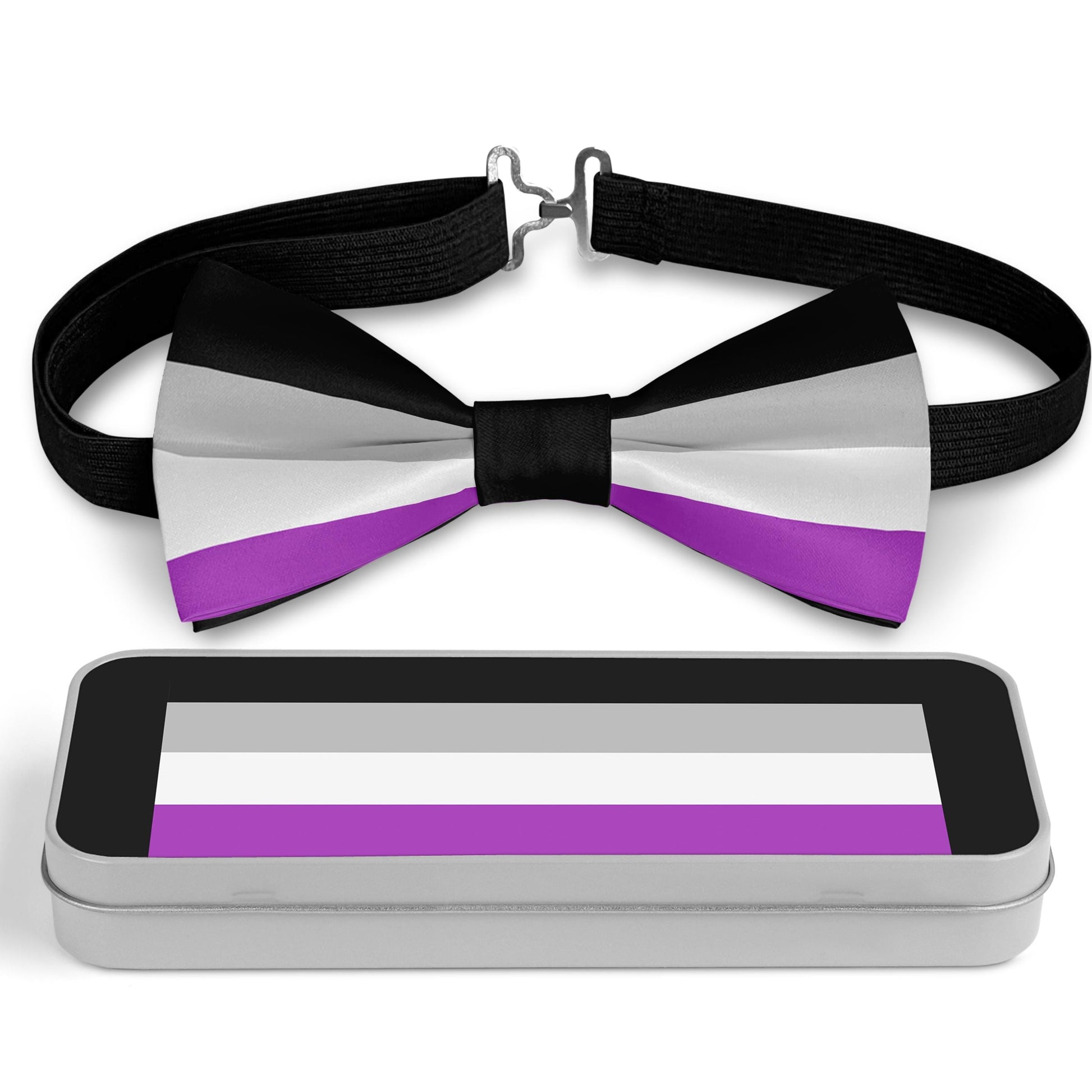 Flag of Asexual Bow Tie Bowties