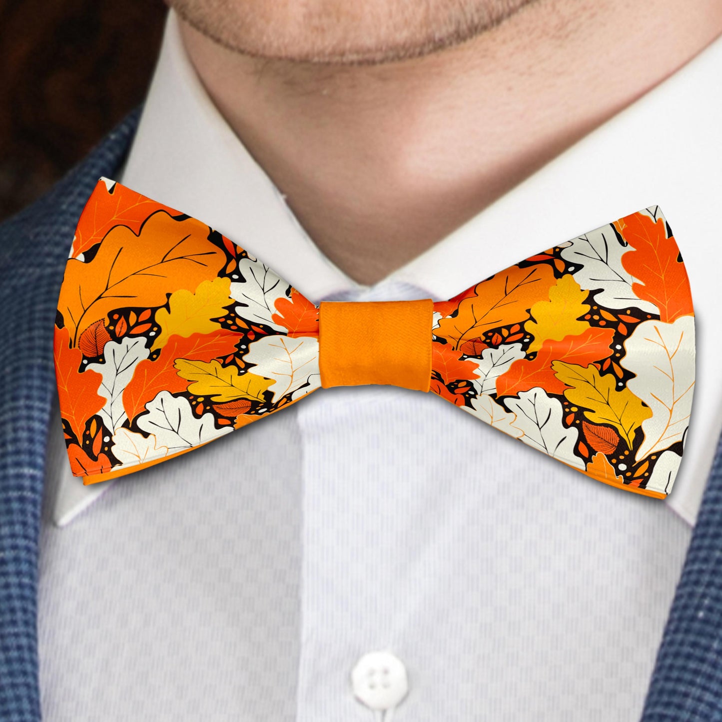 Hello fall leaves Bow Tie Bowties
