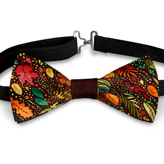 Leaf Fall Pattern Bow Tie Bowties