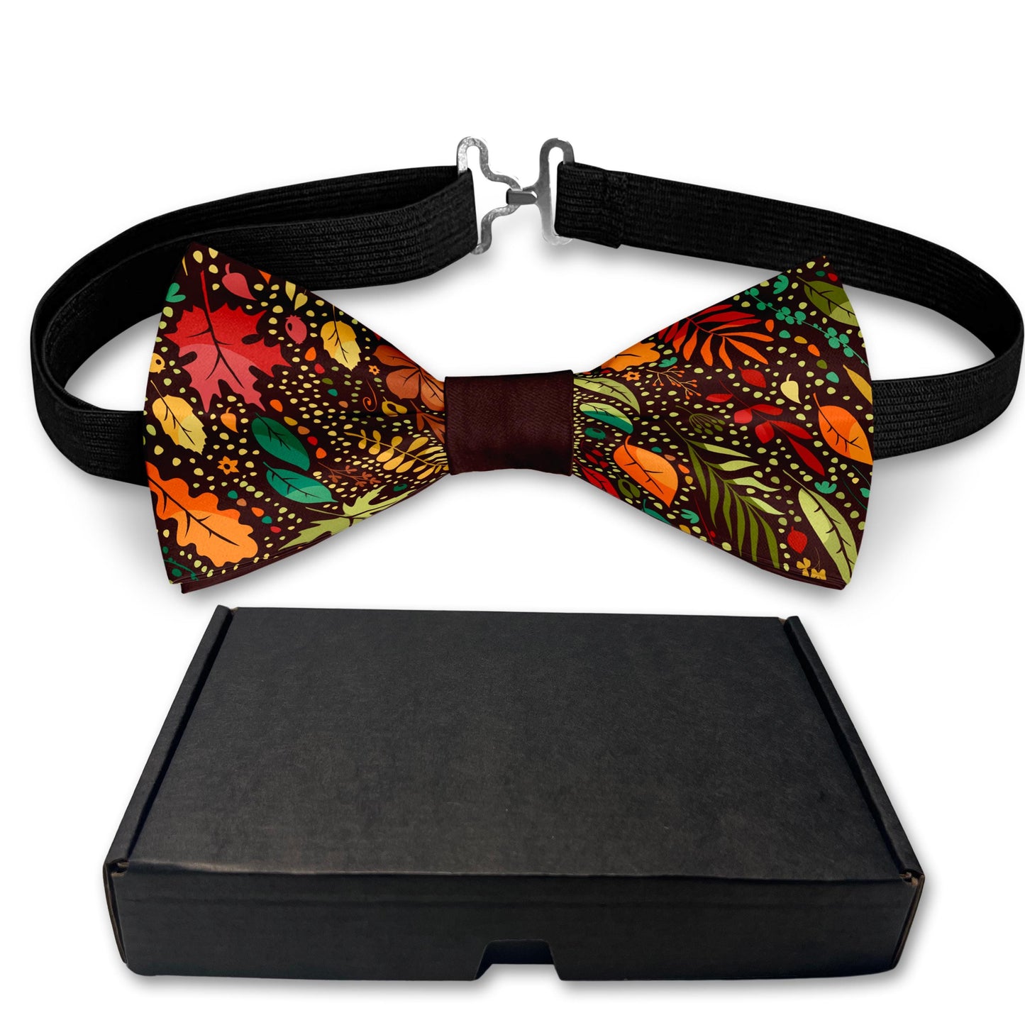 Leaf Fall Pattern Bow Tie Bowties