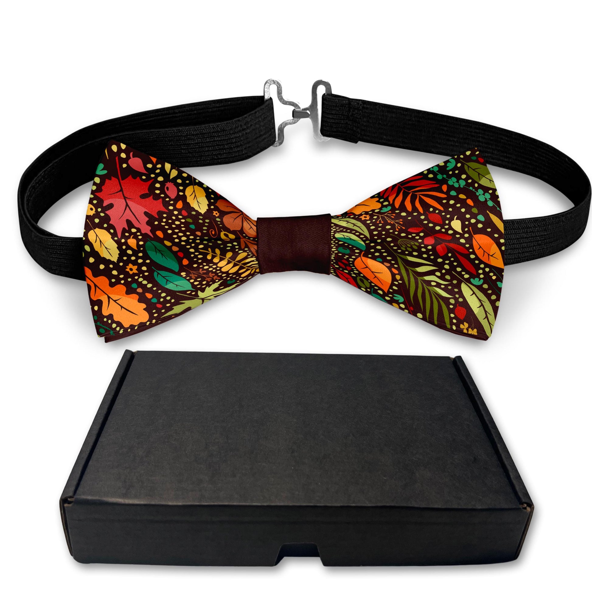 Leaf Fall Pattern Bow Tie Bowties