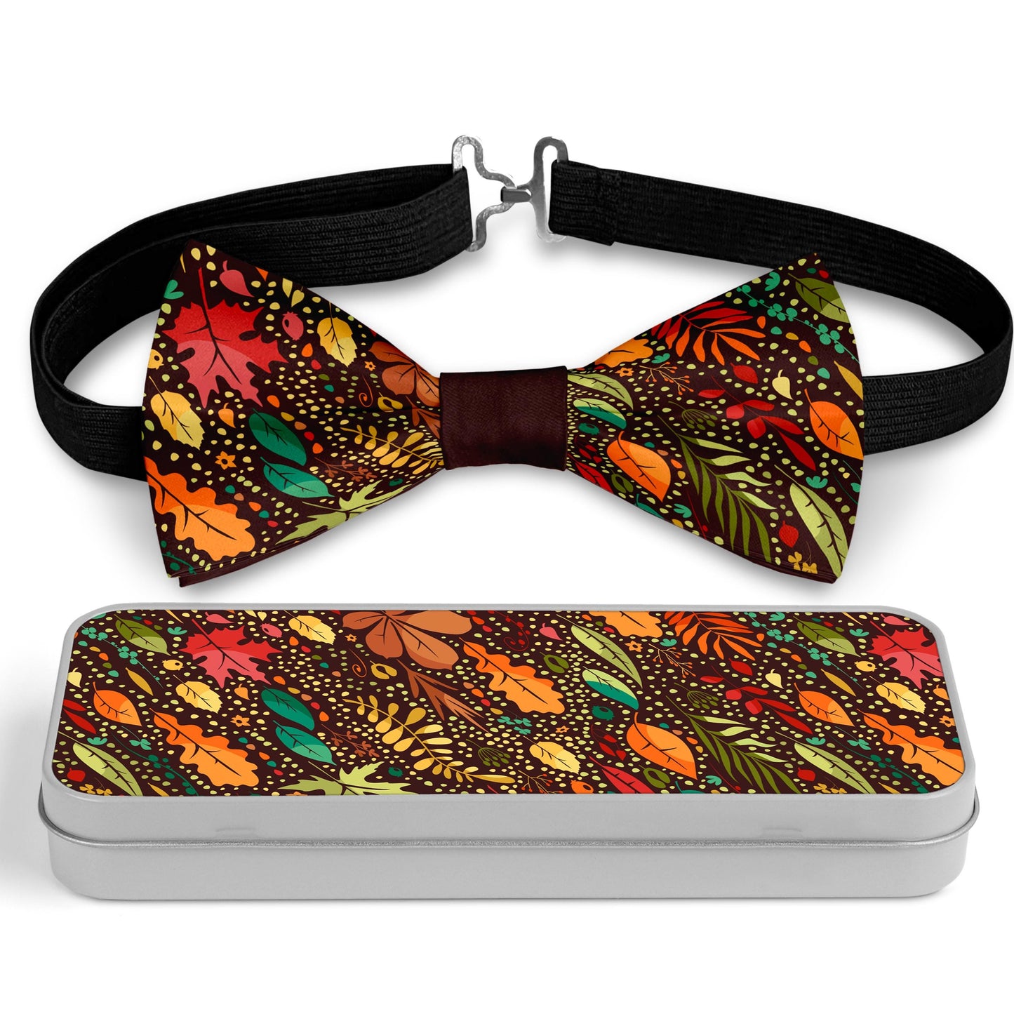 Leaf Fall Pattern Bow Tie Bowties