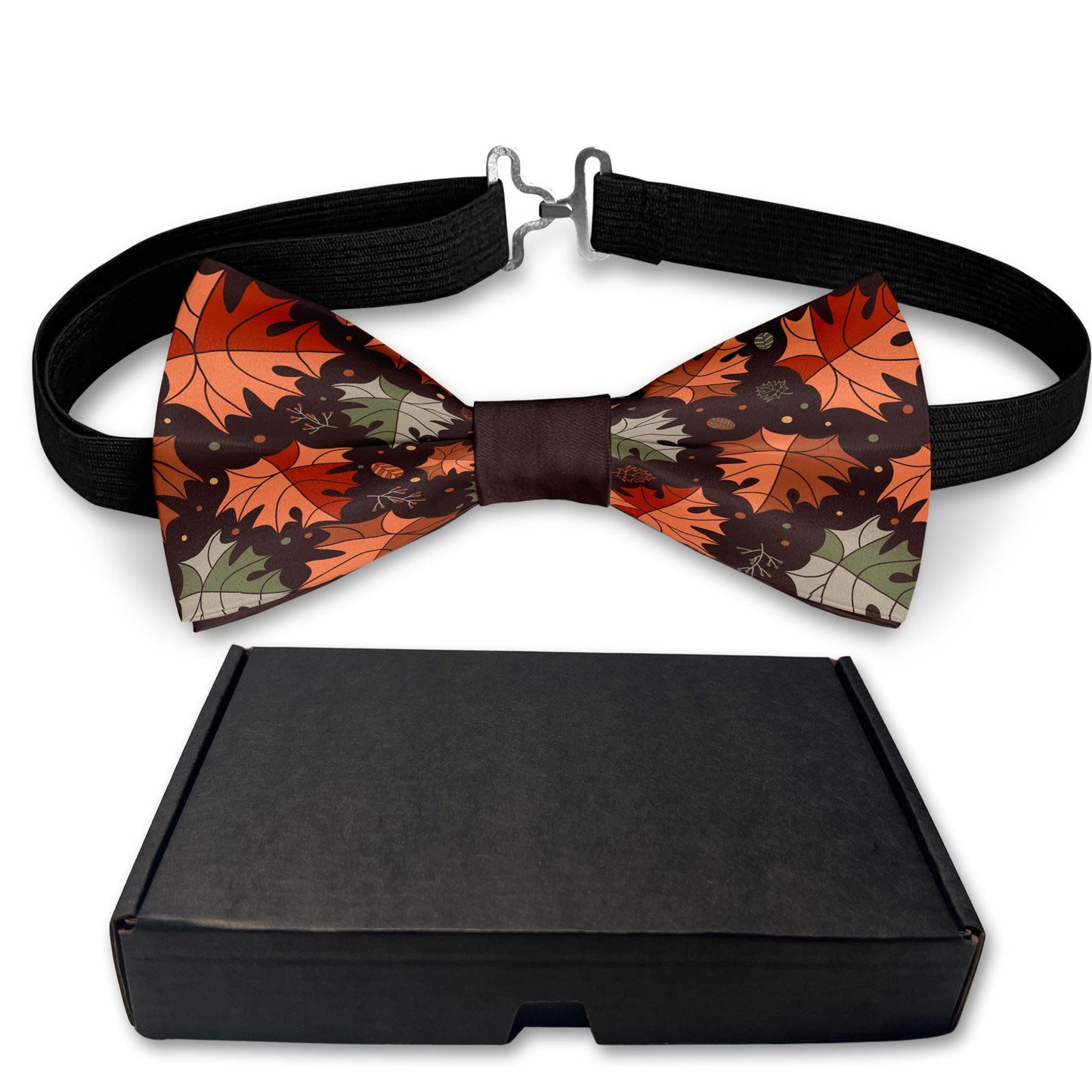 Maple Leaves Bow Tie Bowties