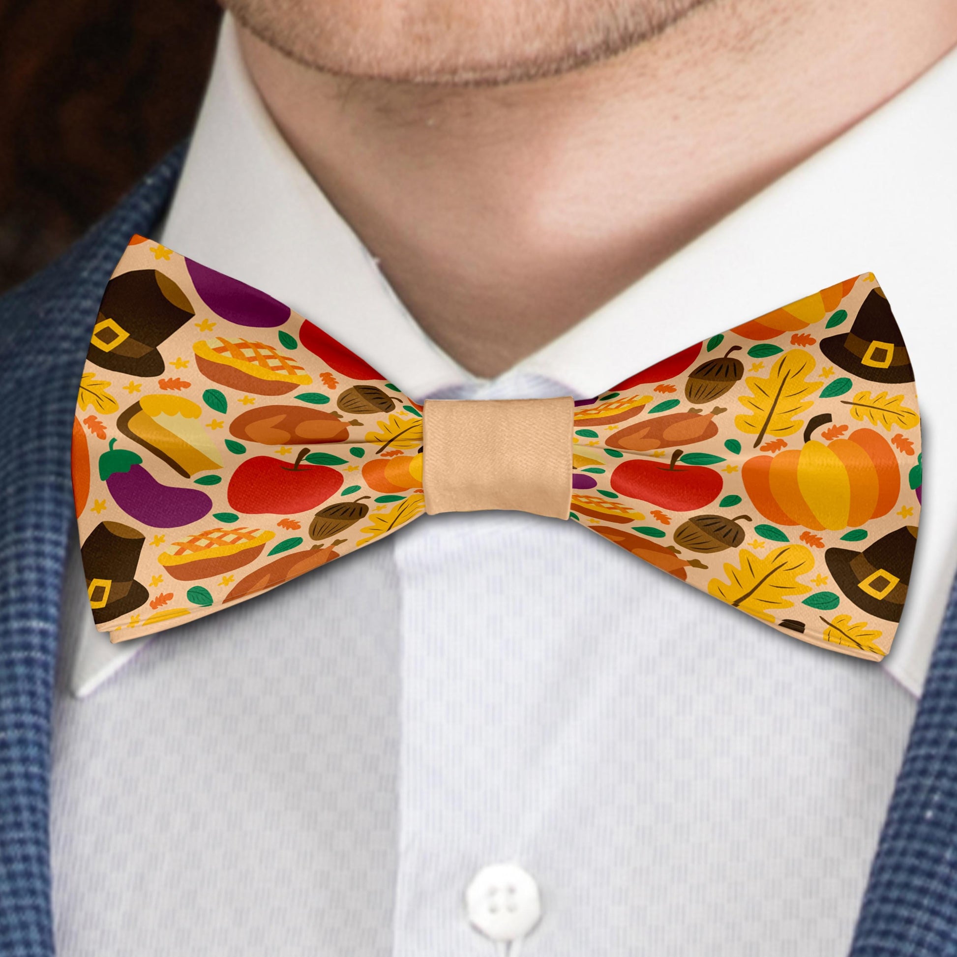 Thanksgiving Theme Bow Tie Bowties
