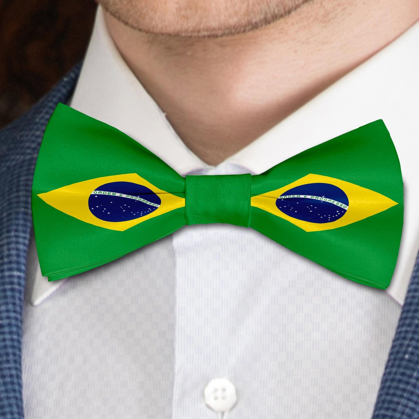 Flag of Brazil Bow Tie Bowties
