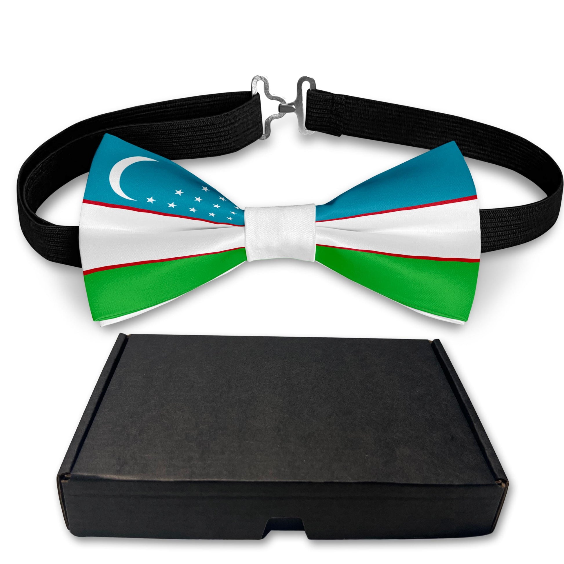 Flag of Uzbekistan Bow Tie Bowties